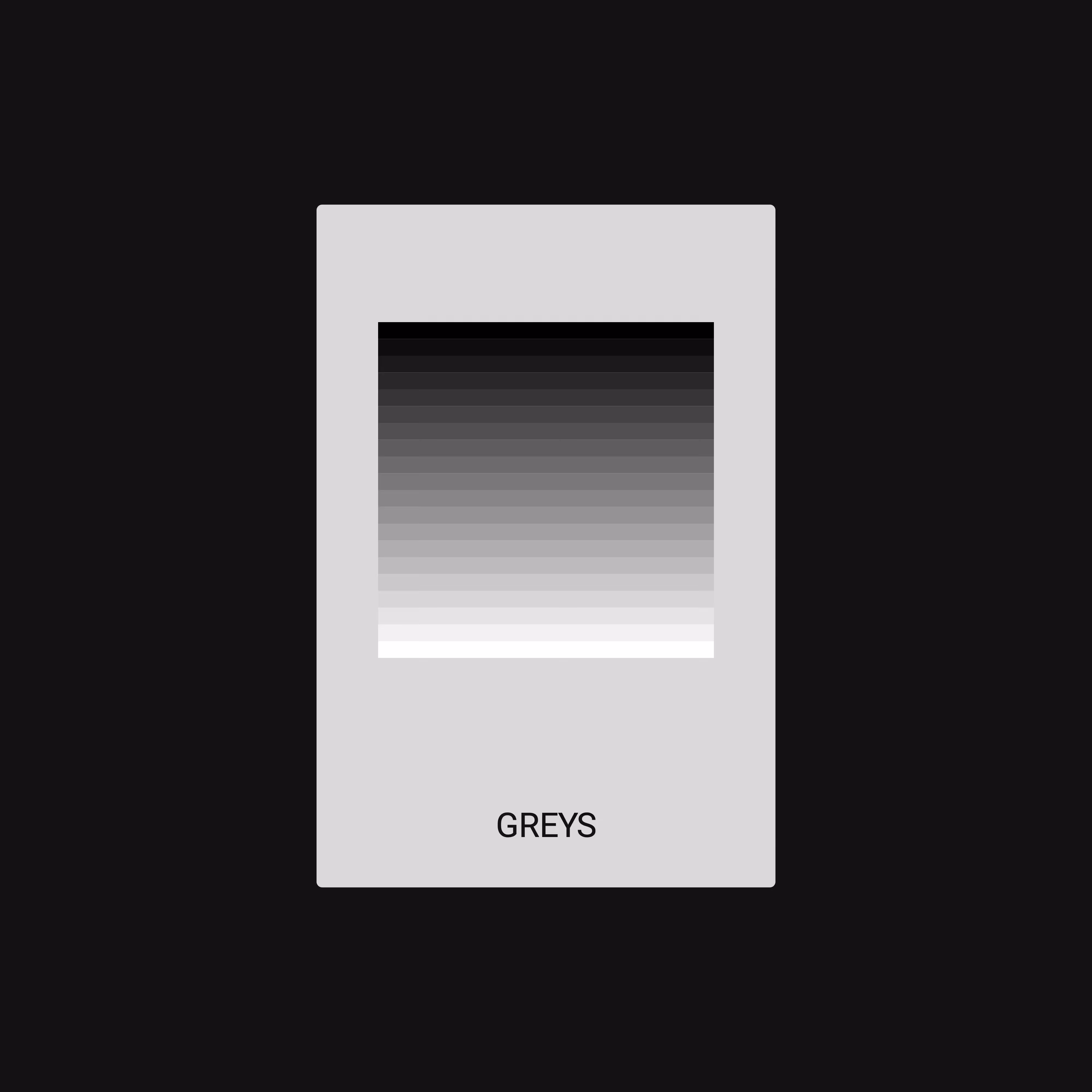 GREYS (COLOR) [ART CARDZ]