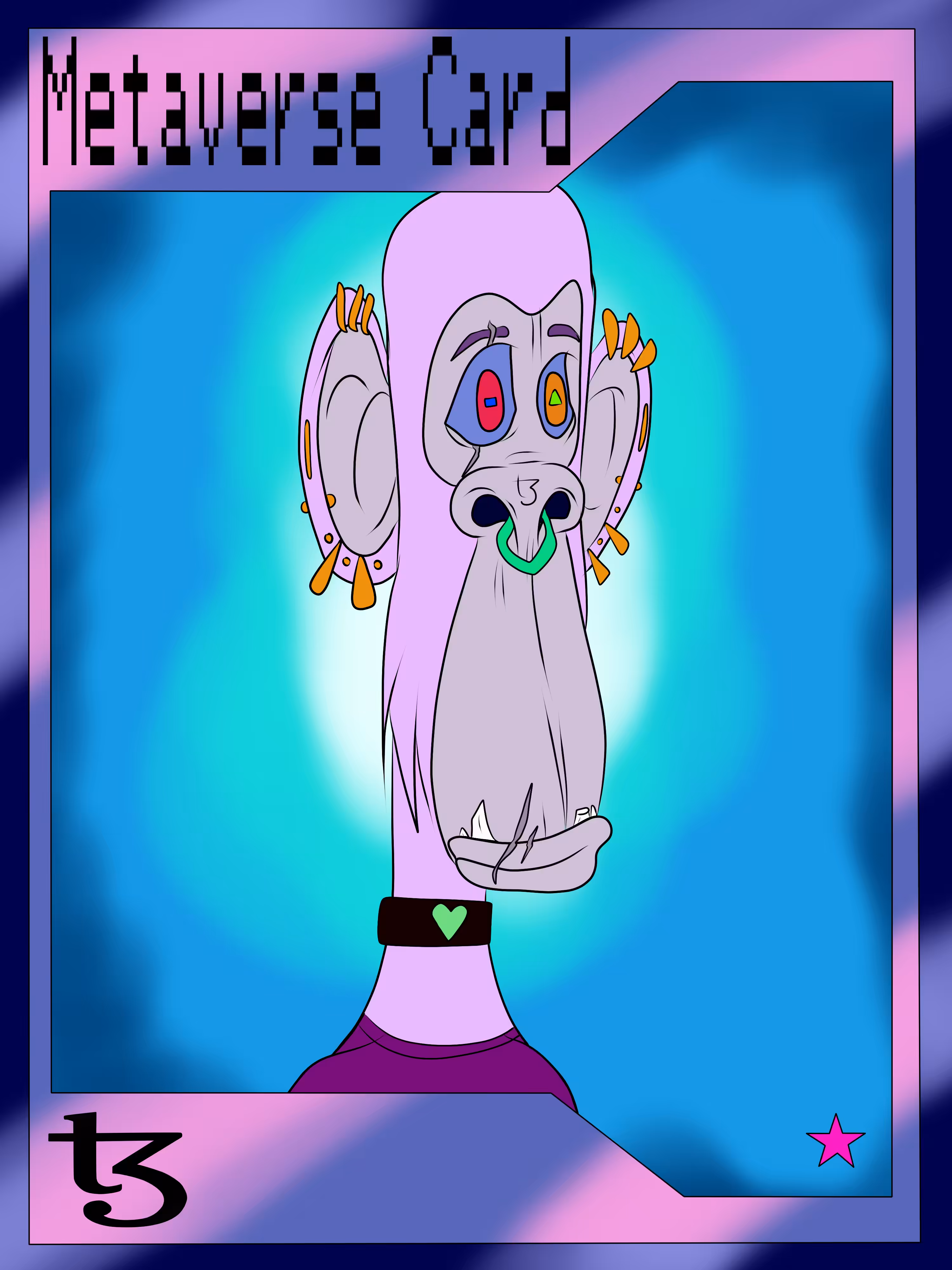 Metaverse Monkey Card 