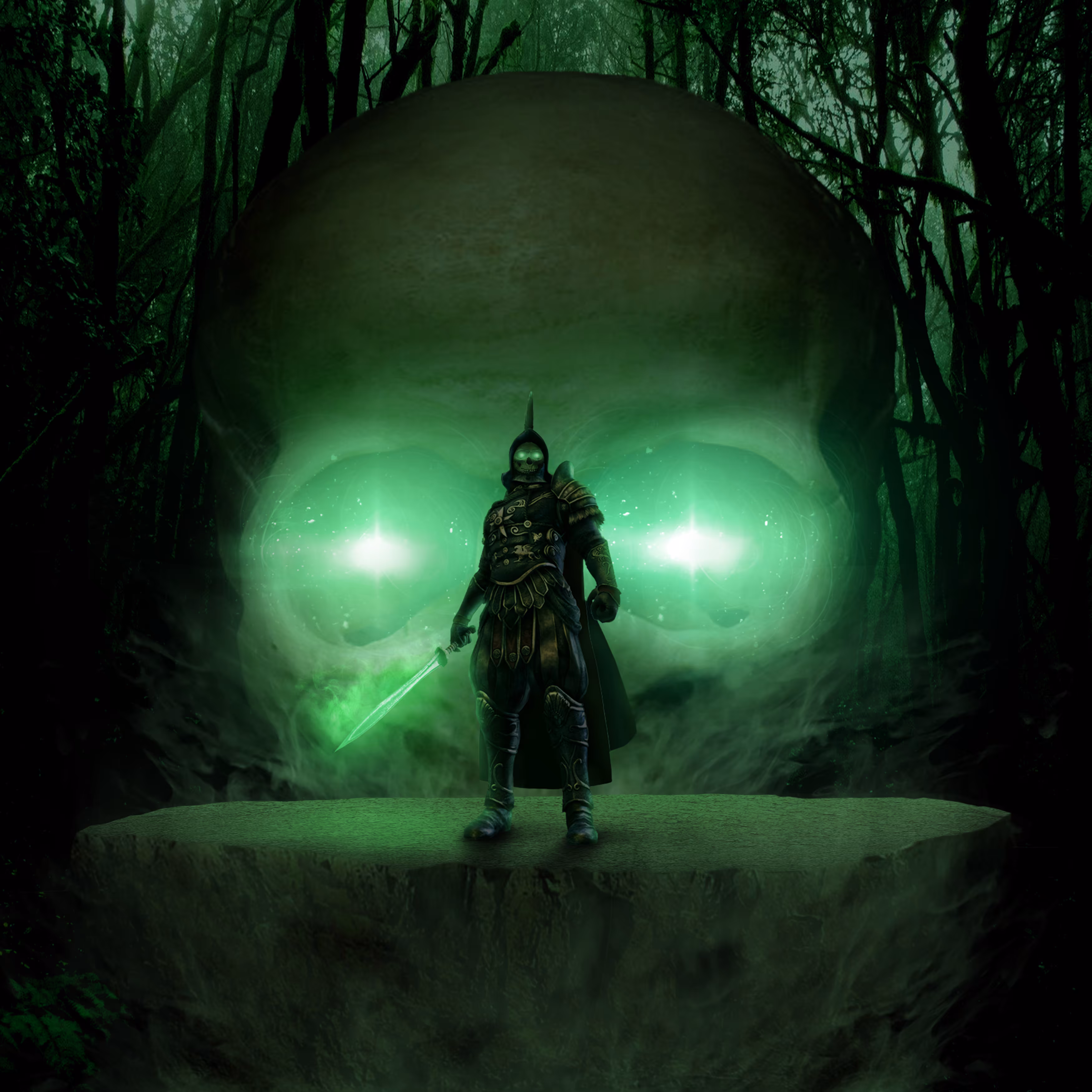 Green Skeleton