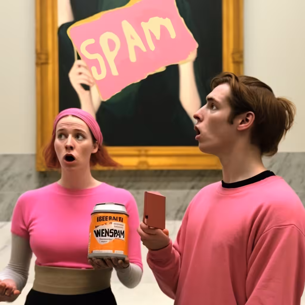 SPAM the Louvre