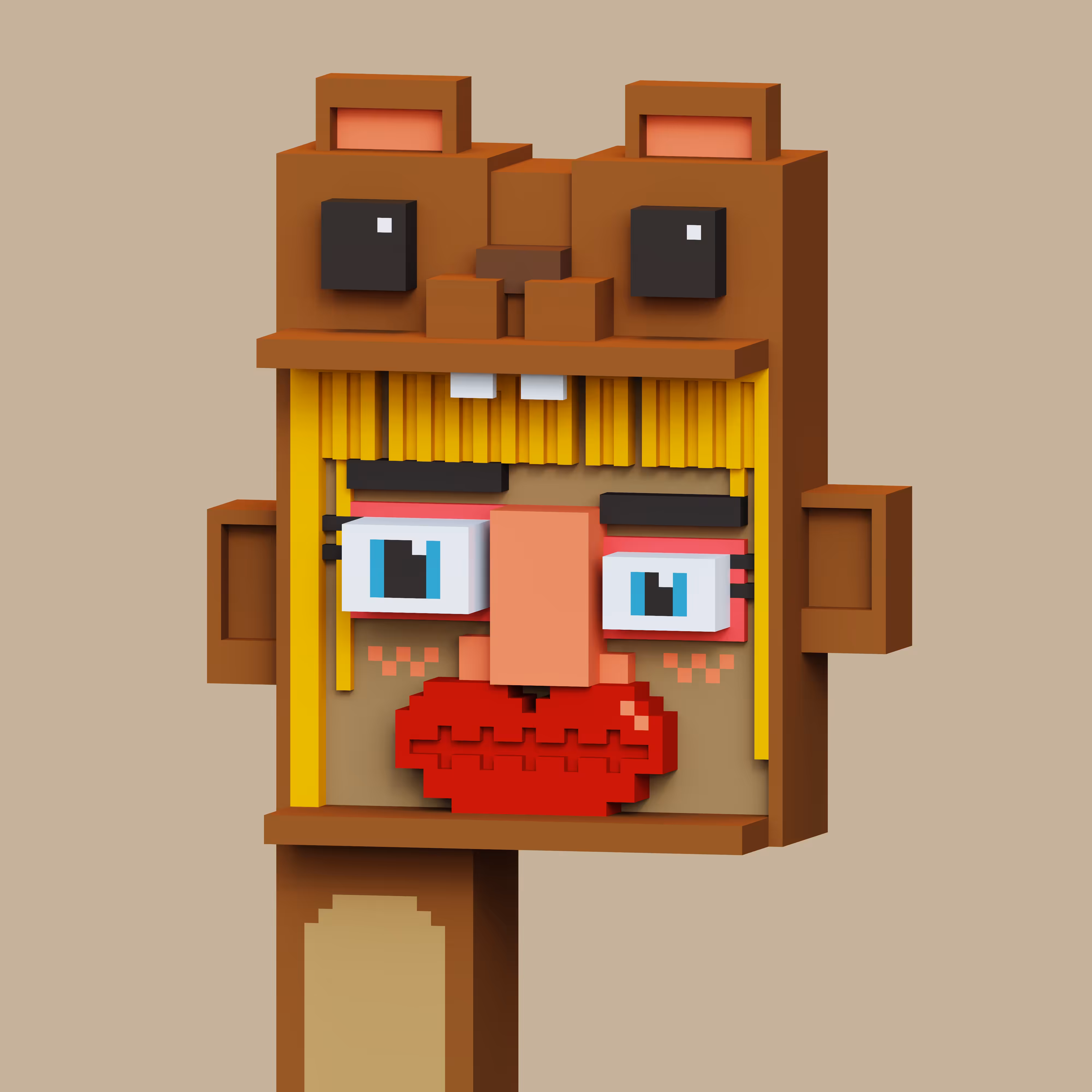 Pop Cubism Voxel 57