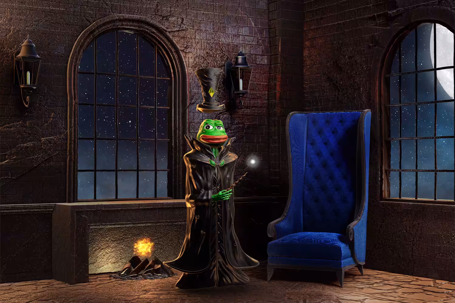 PEPE IN HOGWARTS SCHOOL