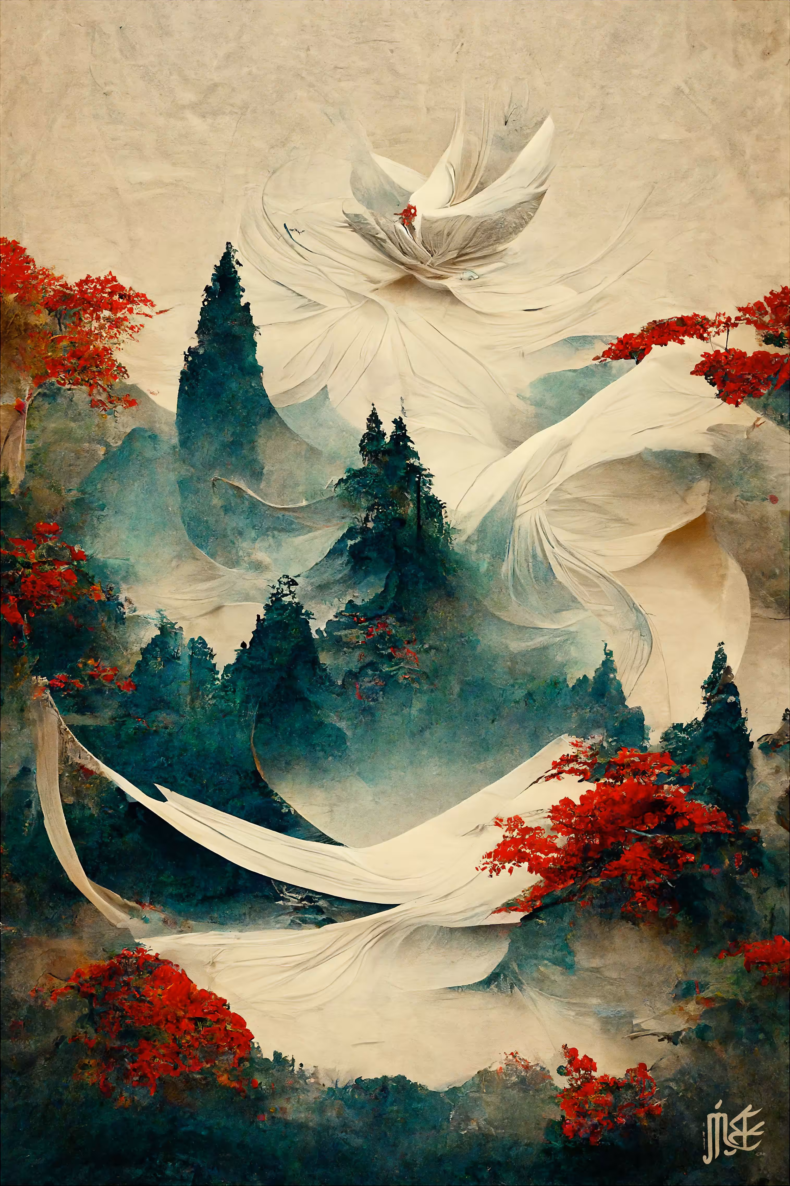 Flower With a Bird's Spirit