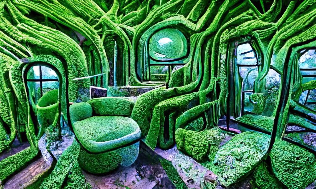 Latent Timespace section: Mossy gallery
