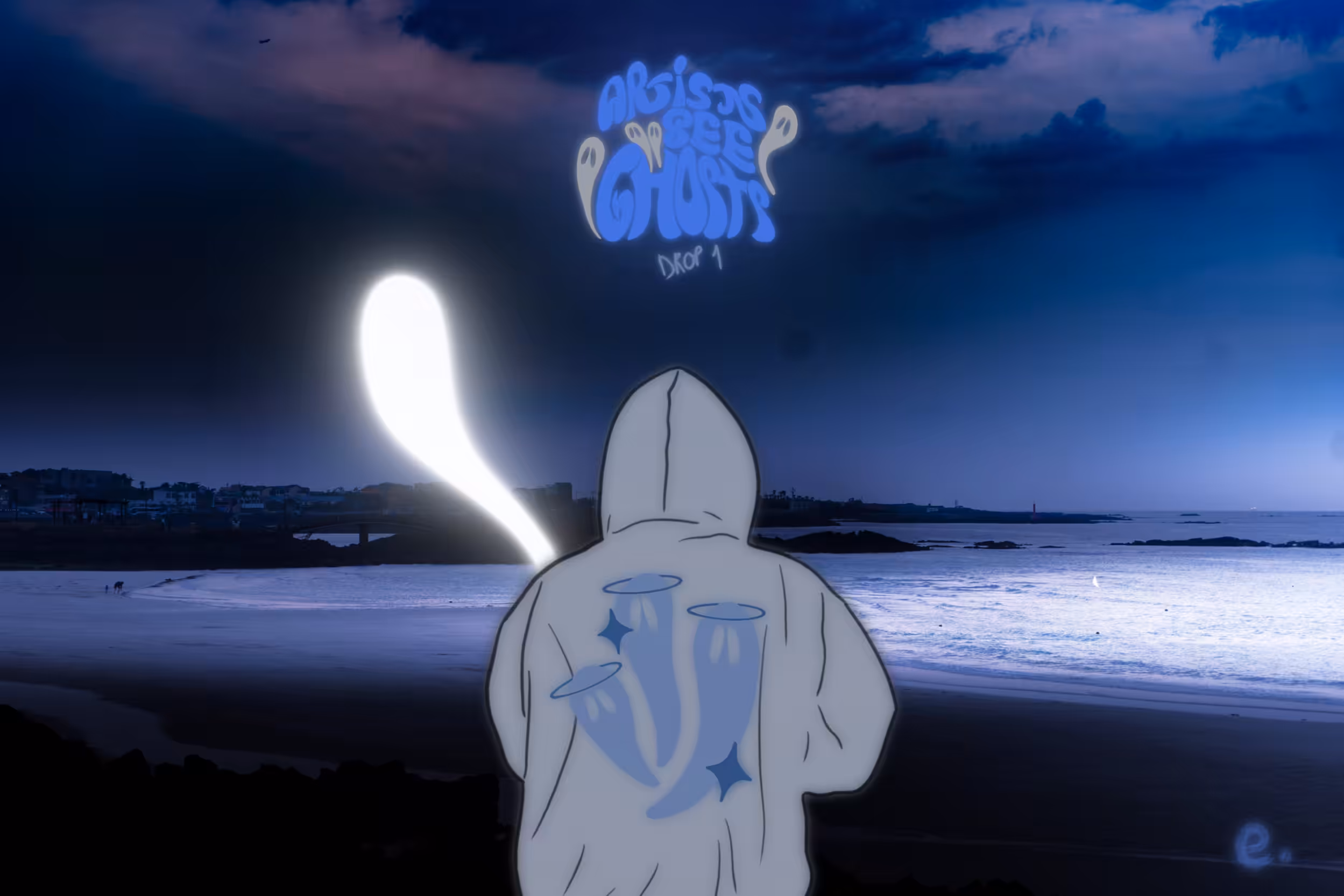 Art & Ghost Hoodie, Drop 1 