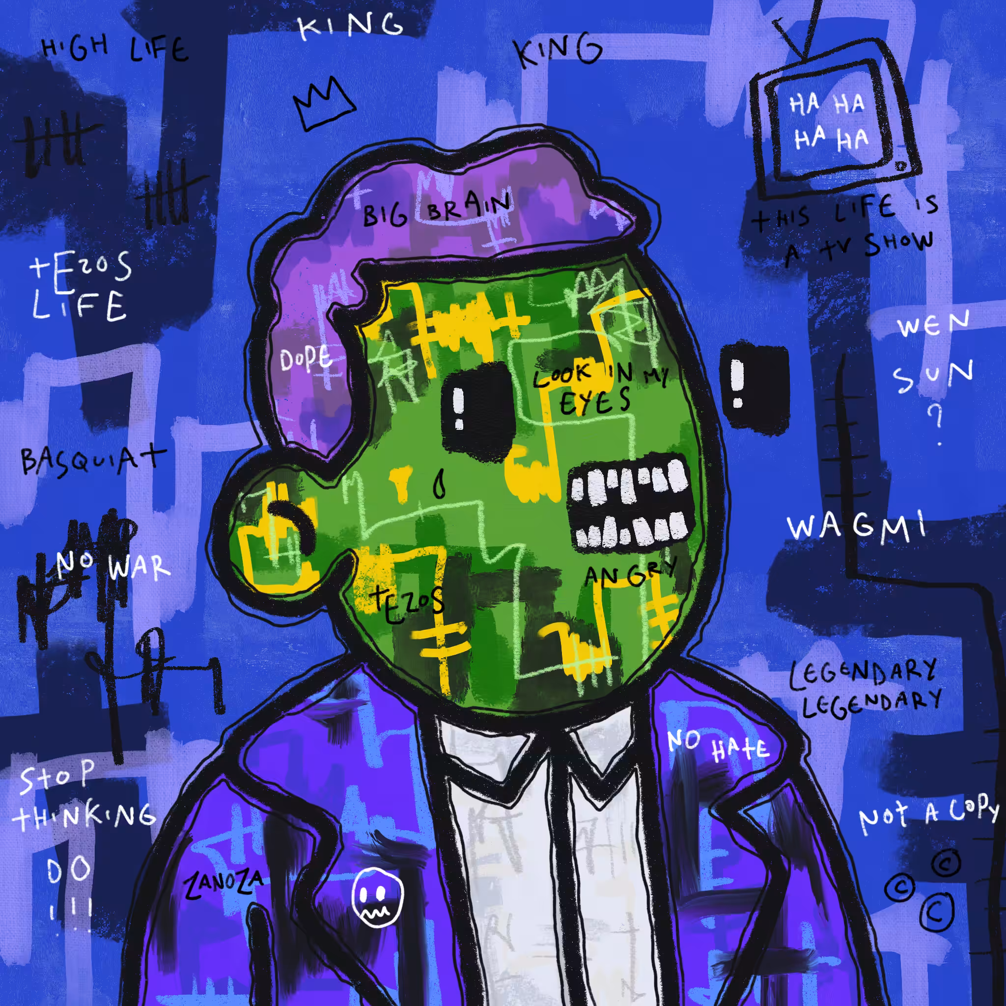 Doodlesquiat #83