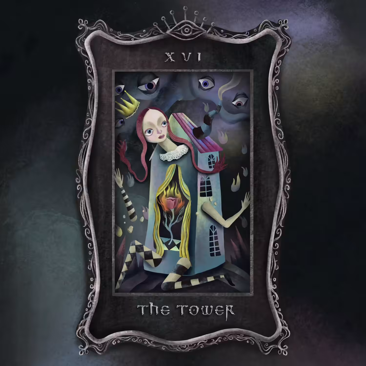 DeathInBloom Tarot : The Tower