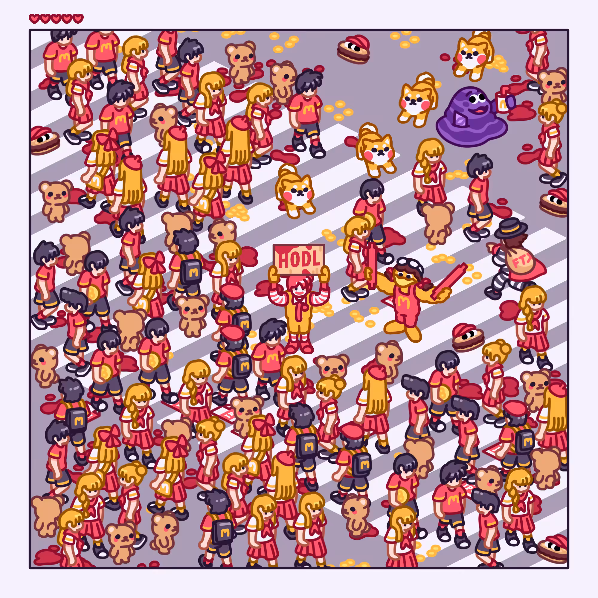 there's blood in the streets. (41)