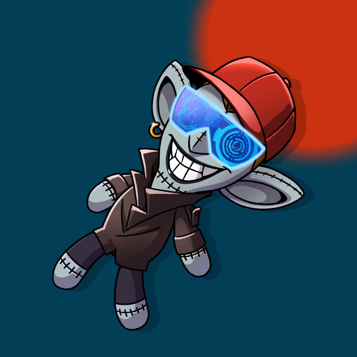 #3567 Sneaky Vampire Teddy