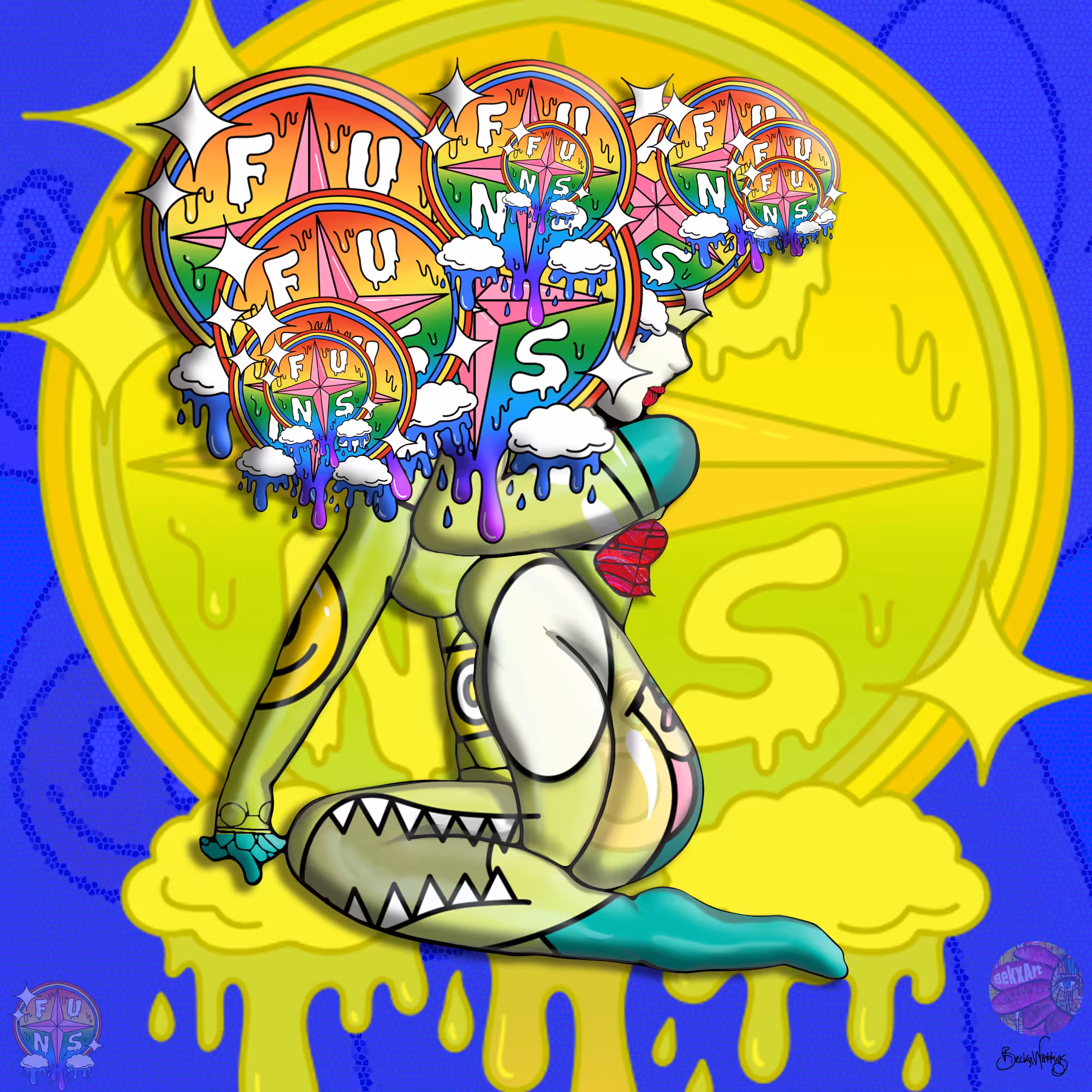 BekxArt / Fundaes colab: Gumby Woman