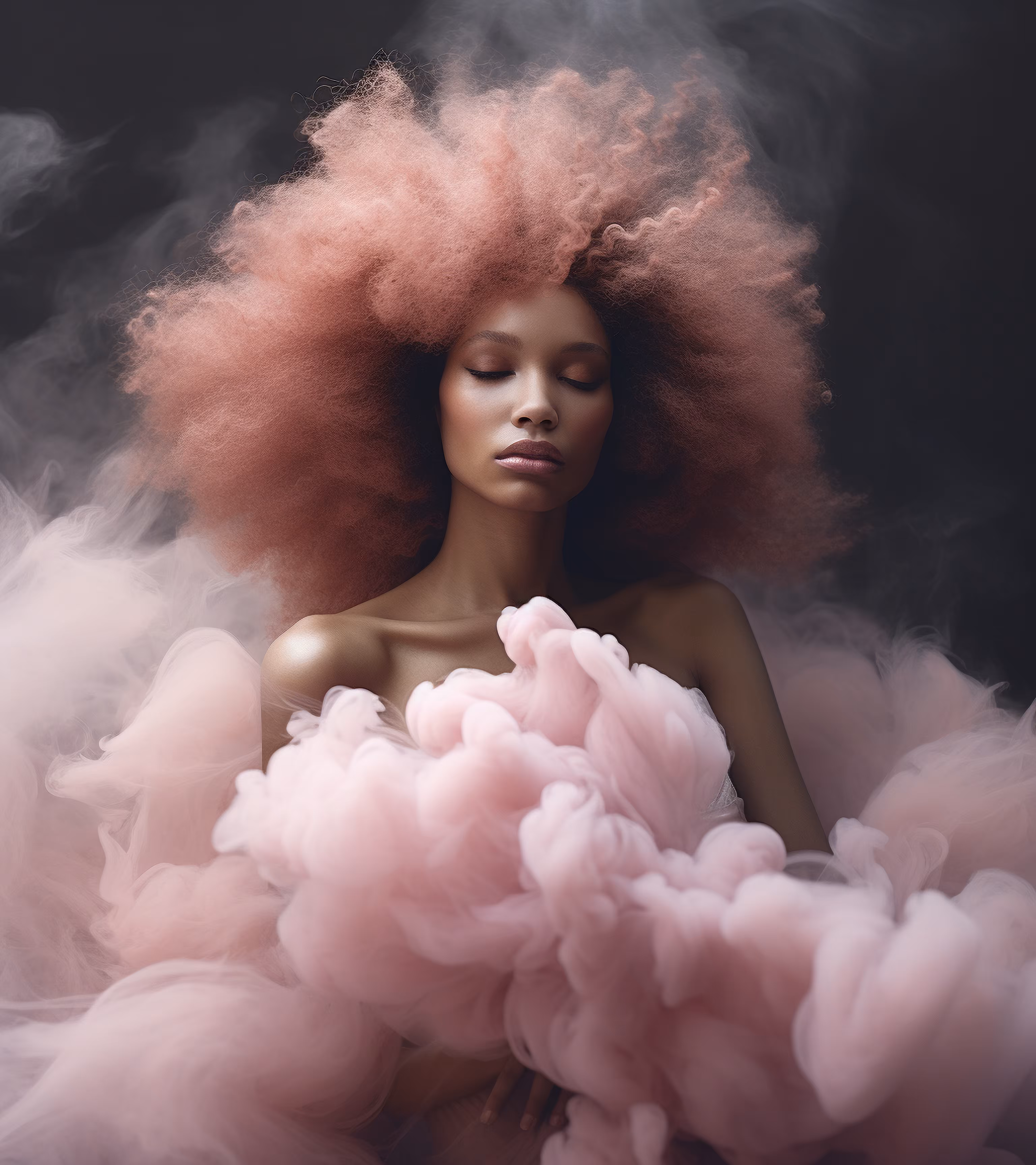 Whispers of Melancholia: Potraits in Pink Dreams: Tears of Stillness