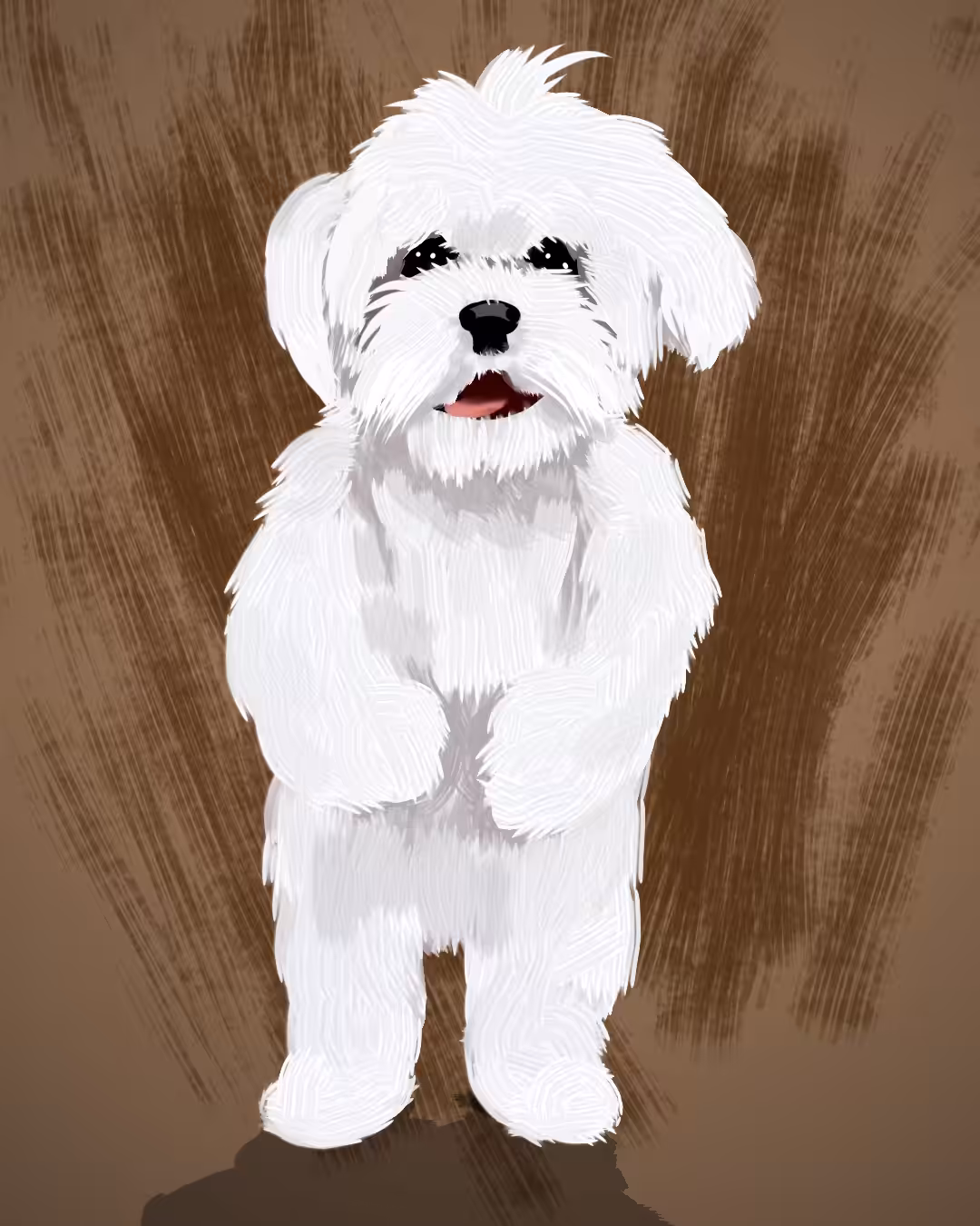 Art Of Abolfazl : Dancing Puppy 