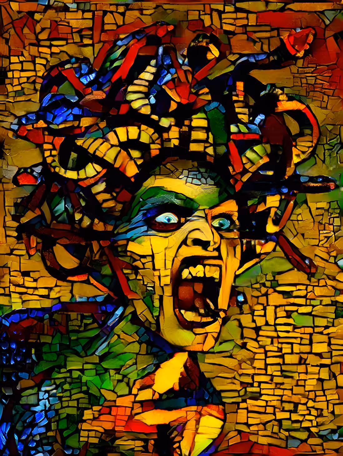Stained Glass Legendz: Medusa