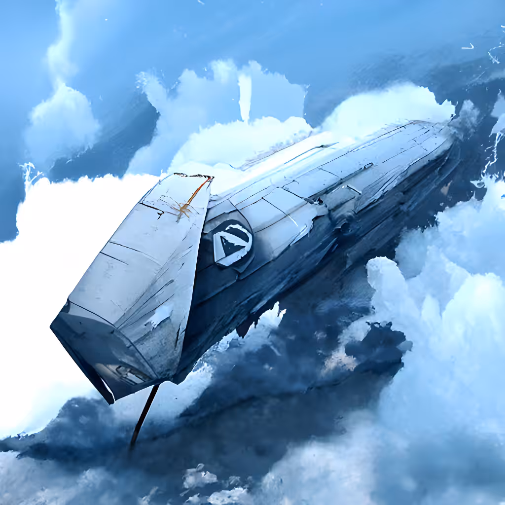 Airship Zepplins In The Skies A