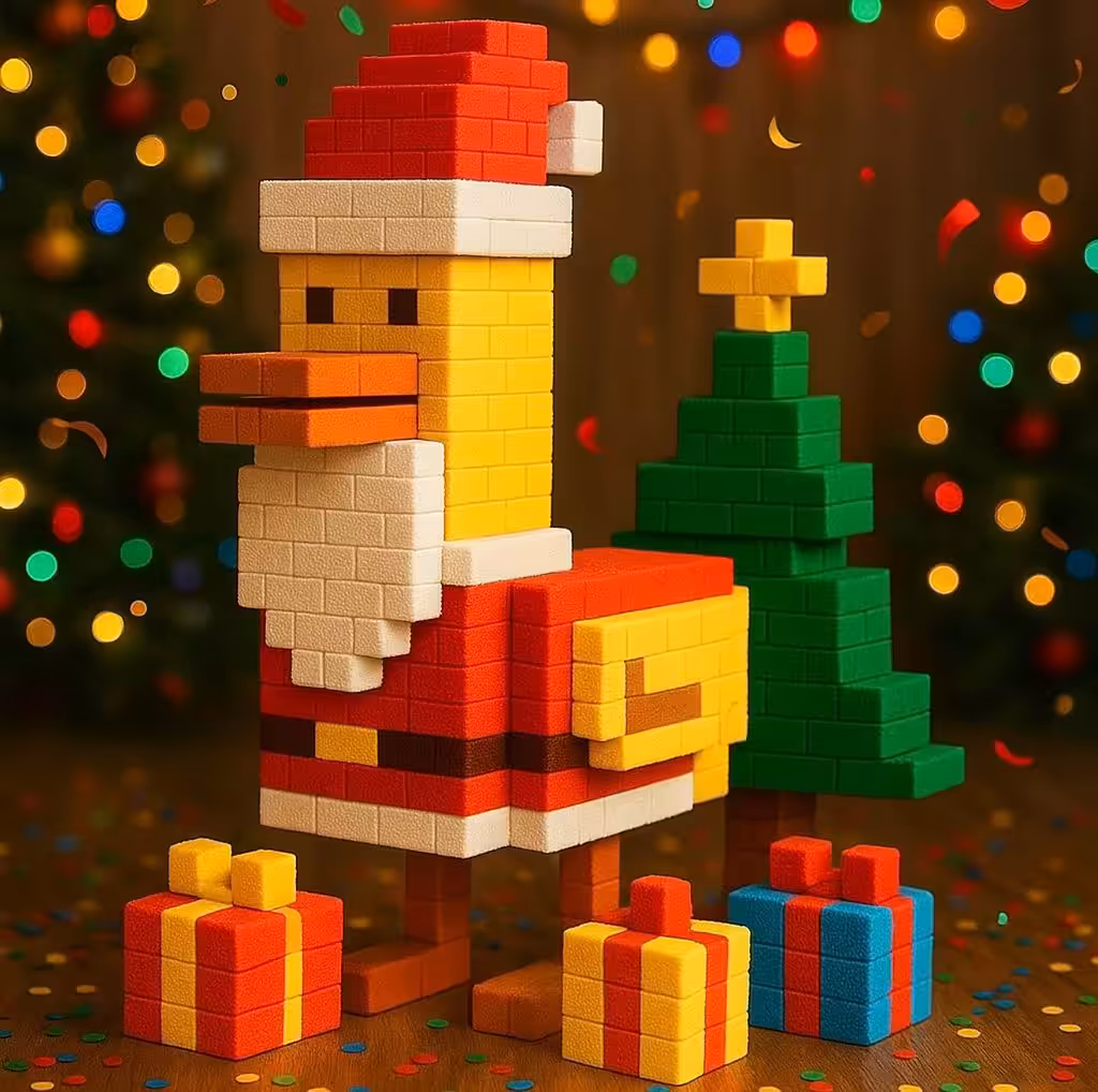 DUDE DUCK SANTA