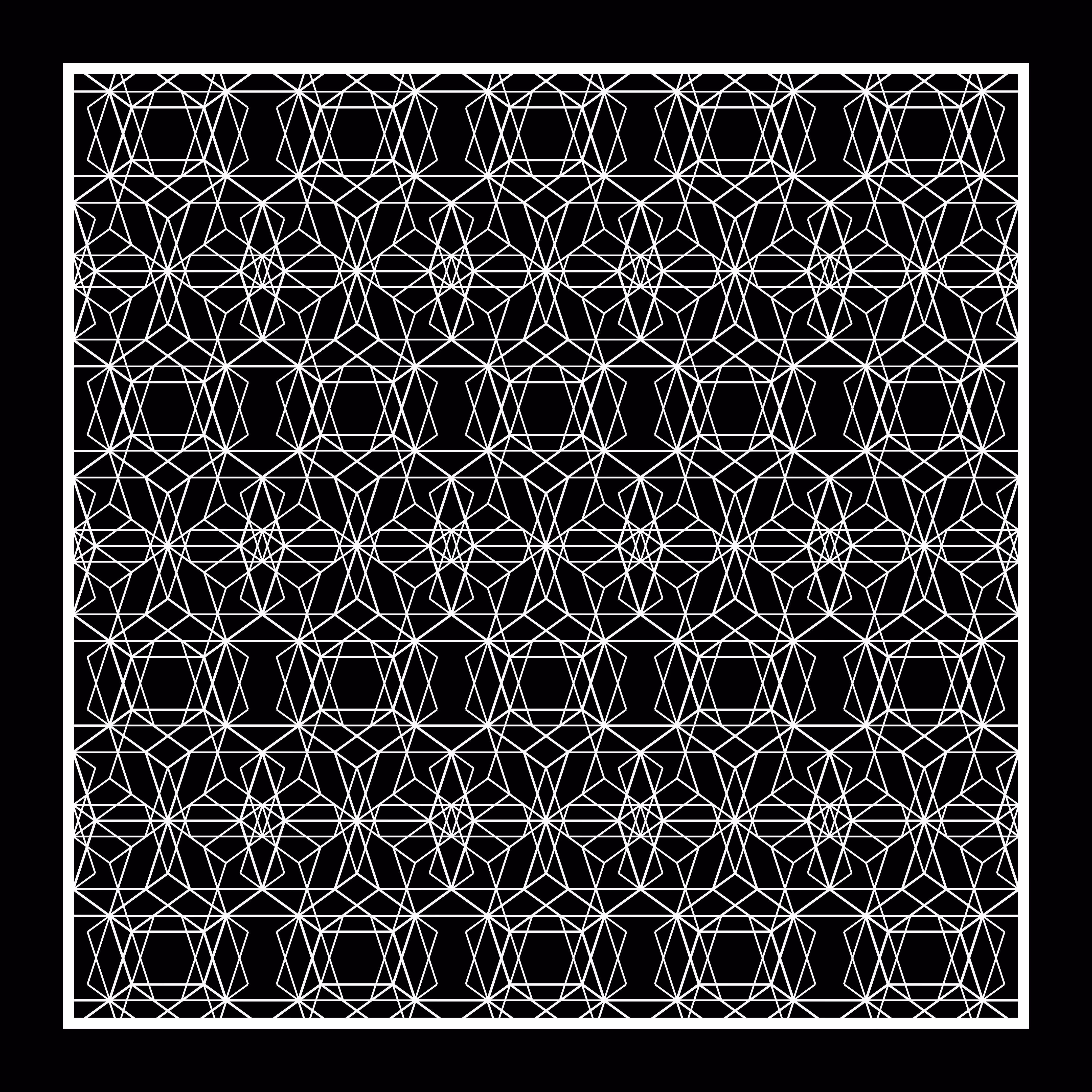 Decago-Pentagon Patterns | Frame 190