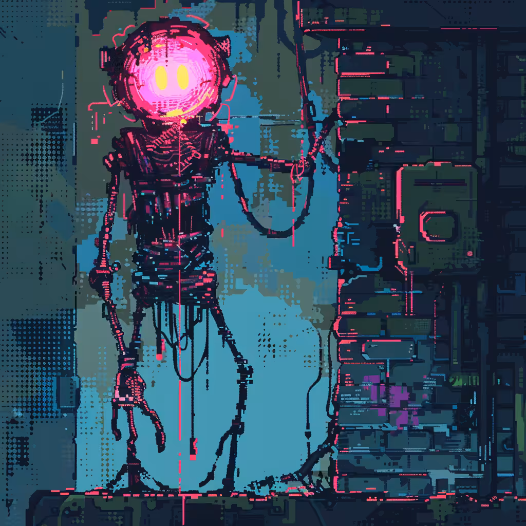 Neon Lamp Monsters on Base #9
