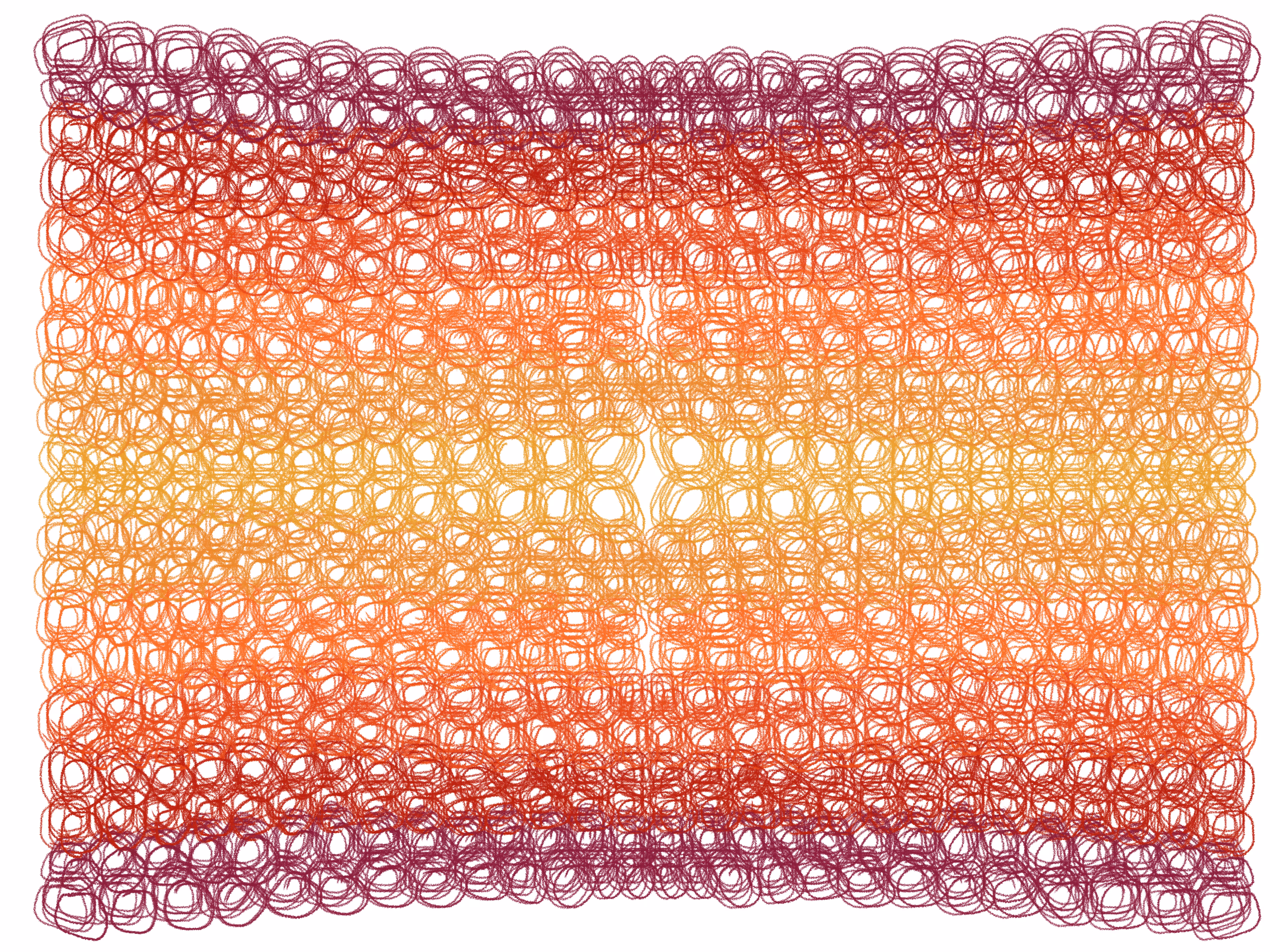 Aus kleinen Kreisen Nr.1 rot-orange