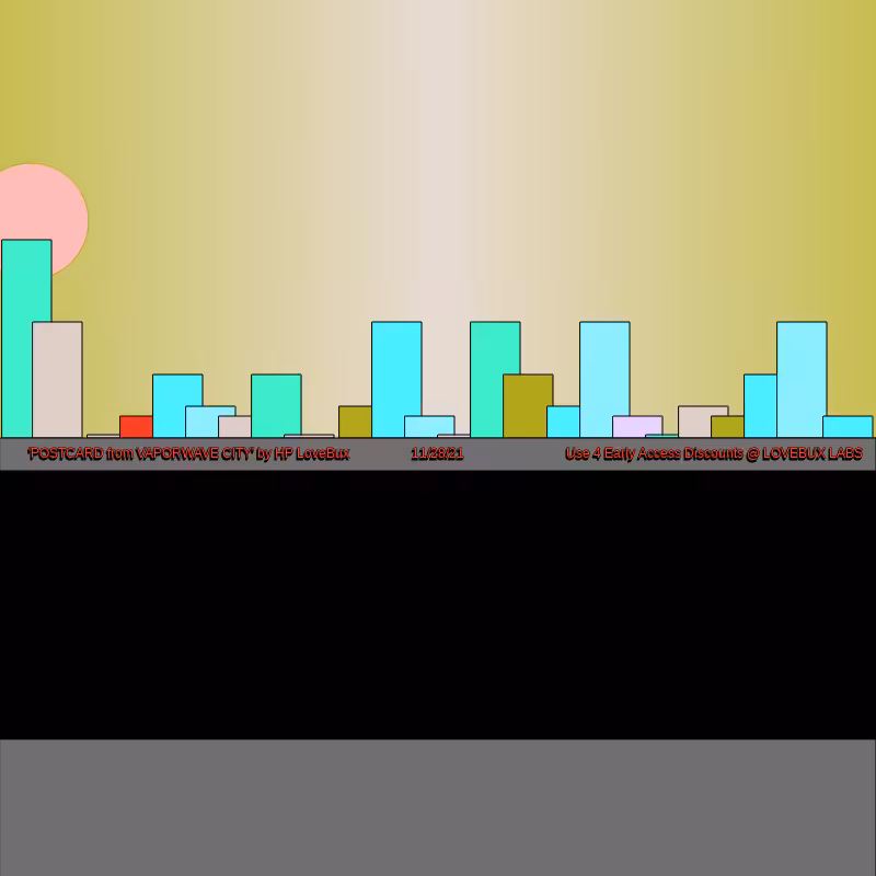 Vaporwave CITY: "Seek the Black Sun" #3