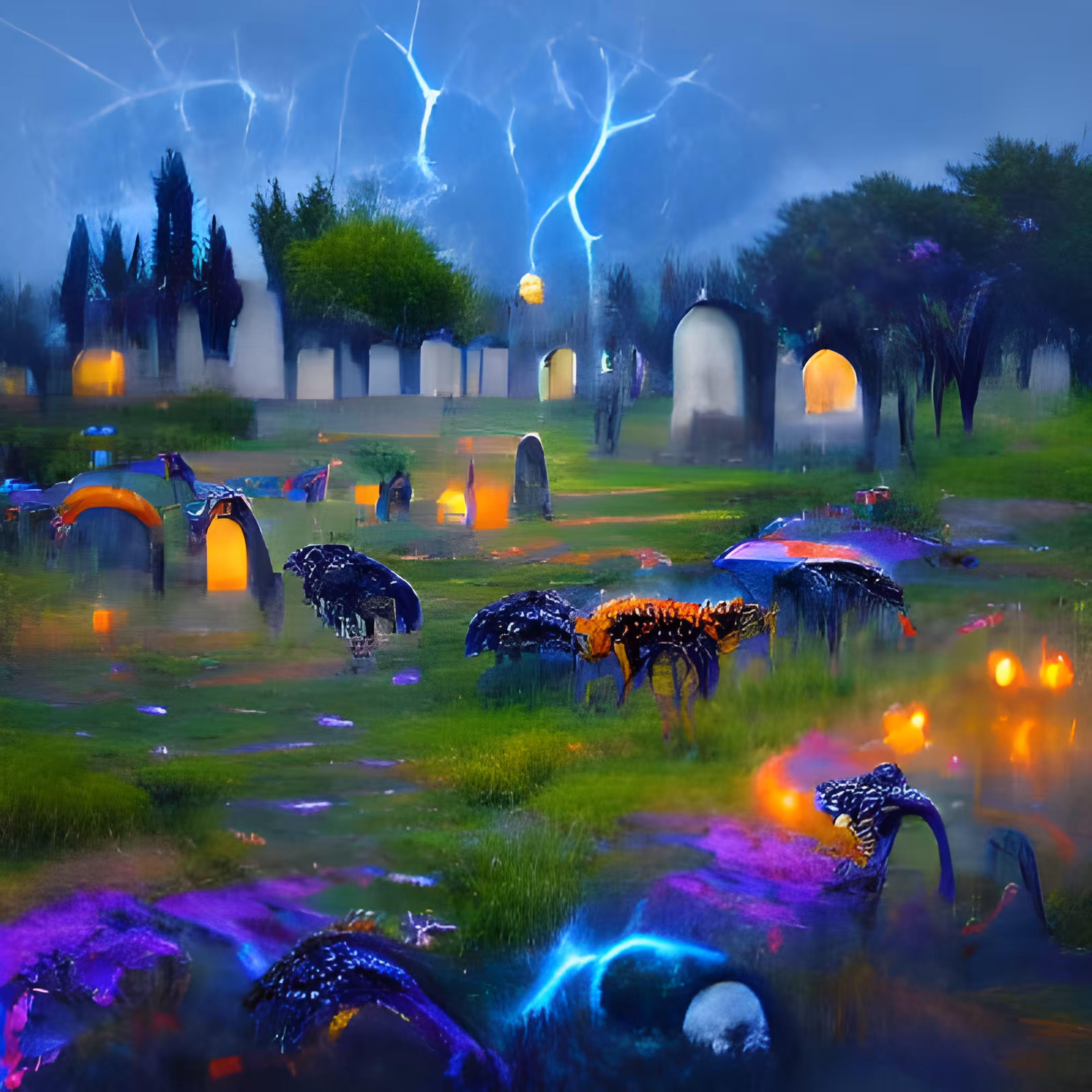 Party at the Cemetery