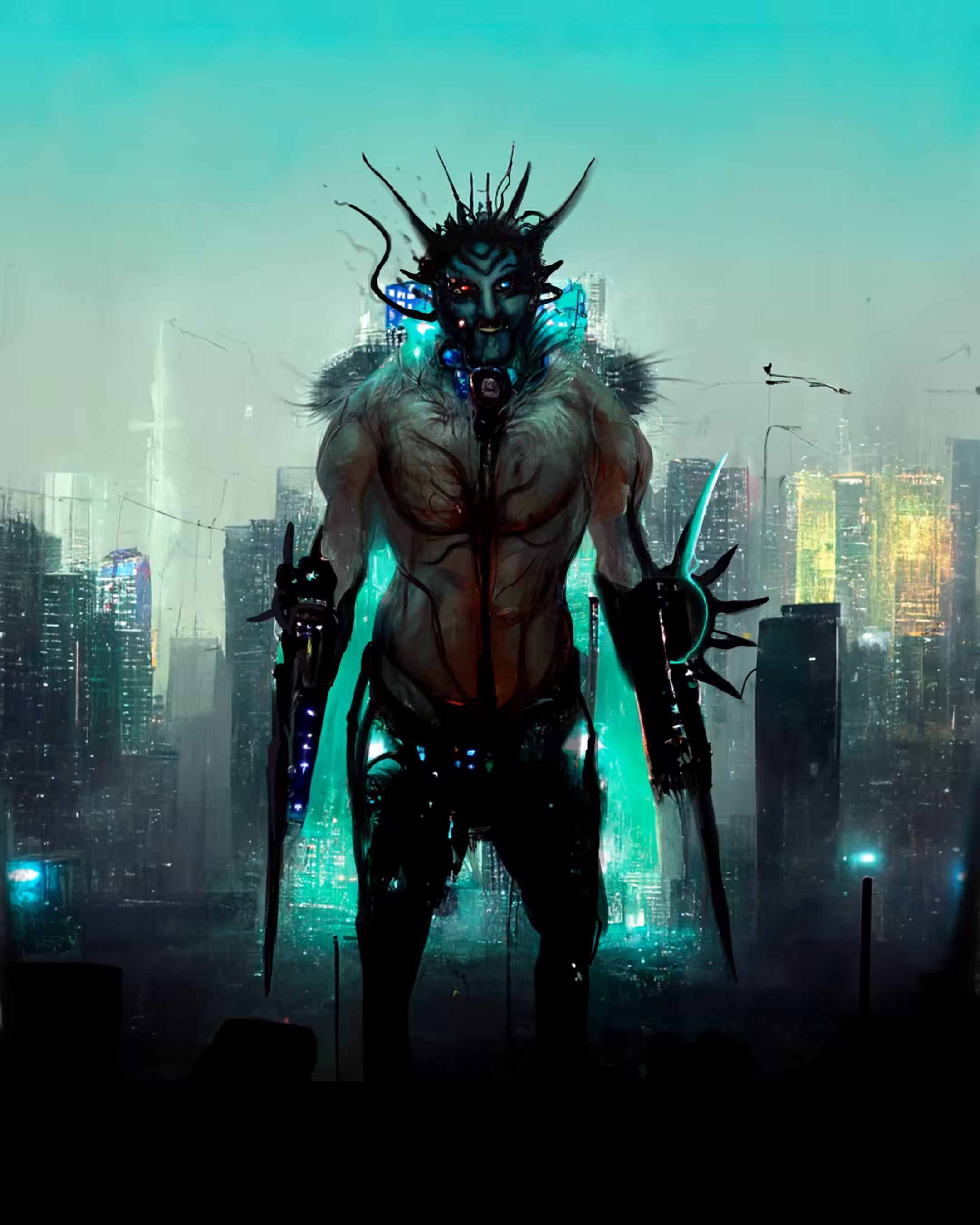 AI + Art Tantrik: All Black