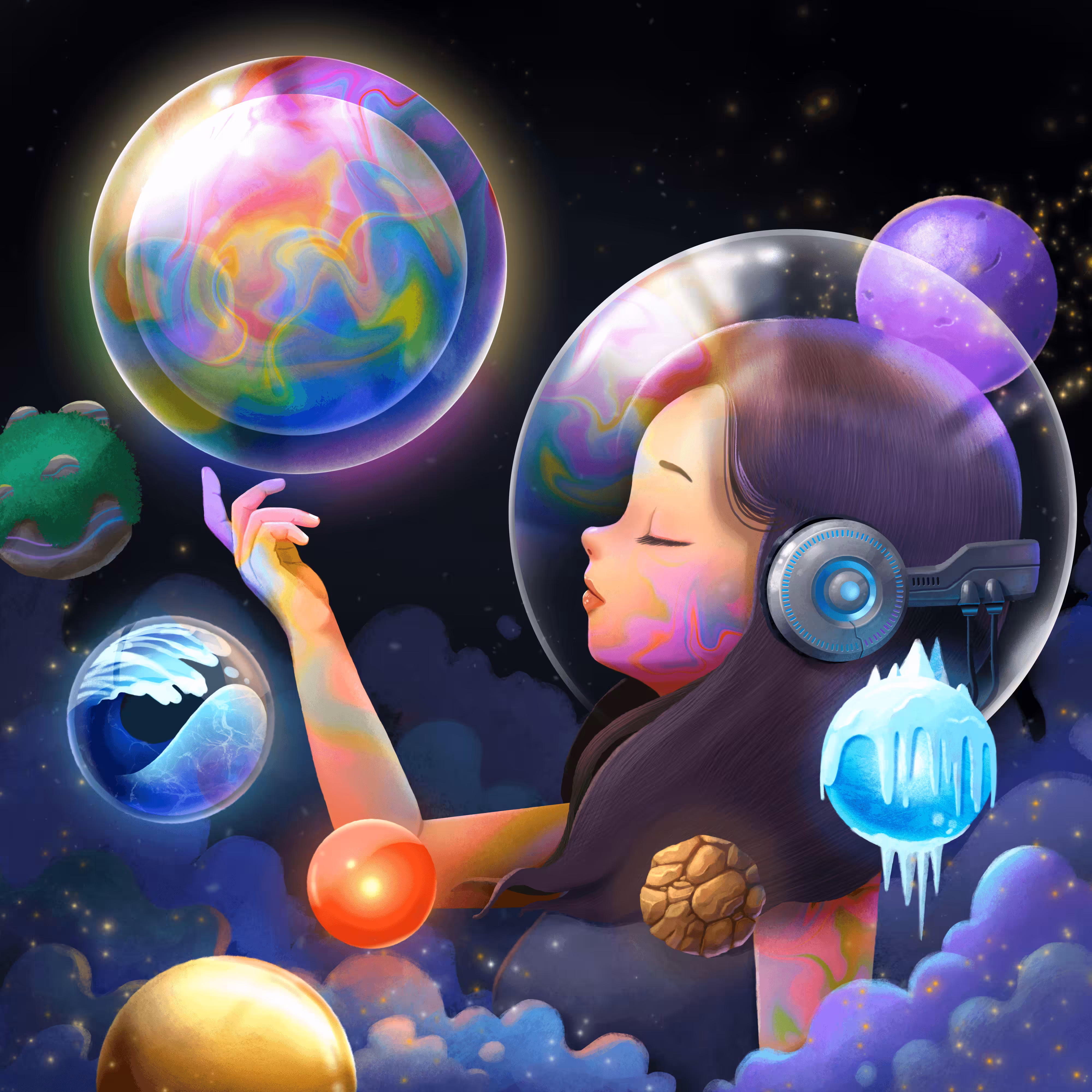 Million colors of the rainbow