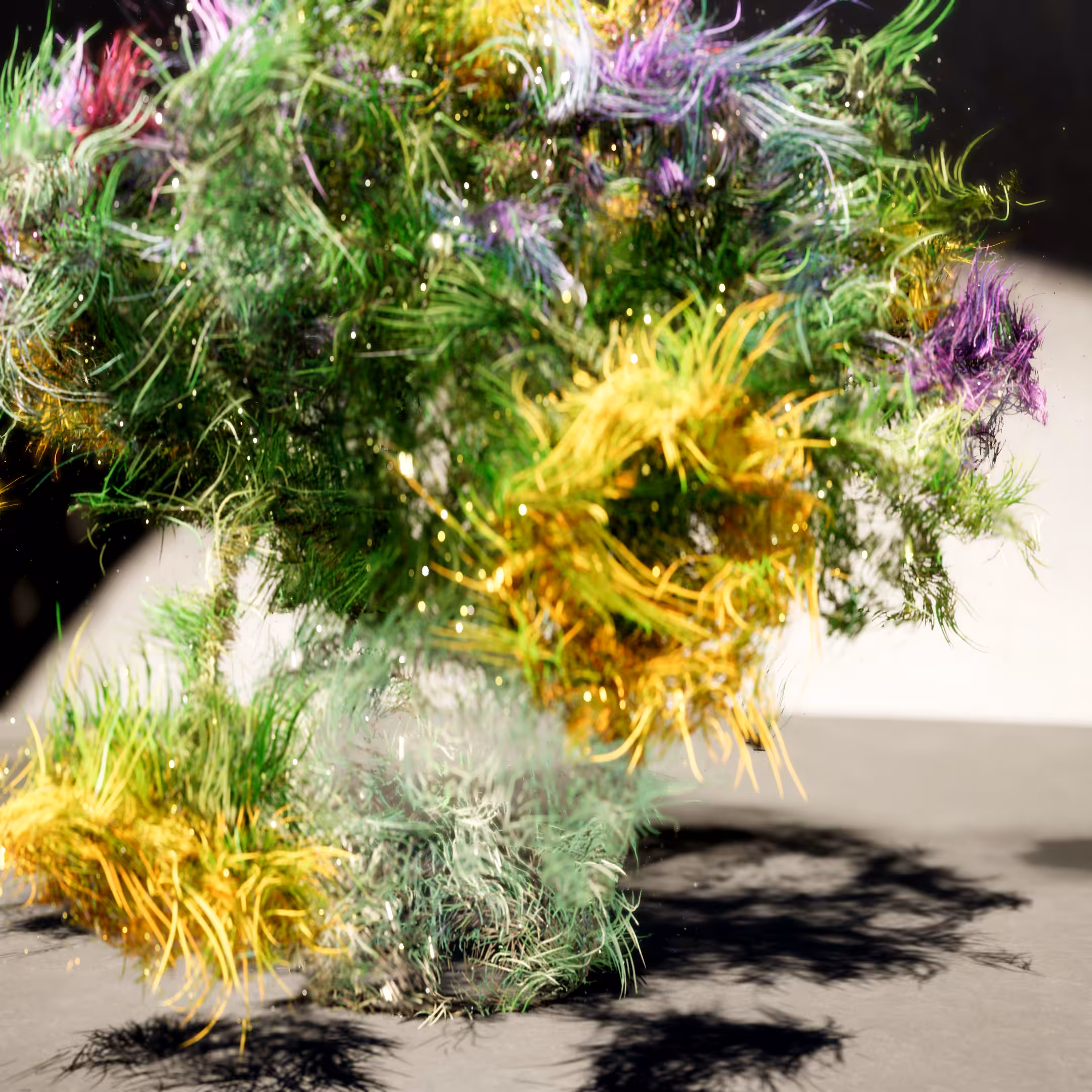 Particle Flowers