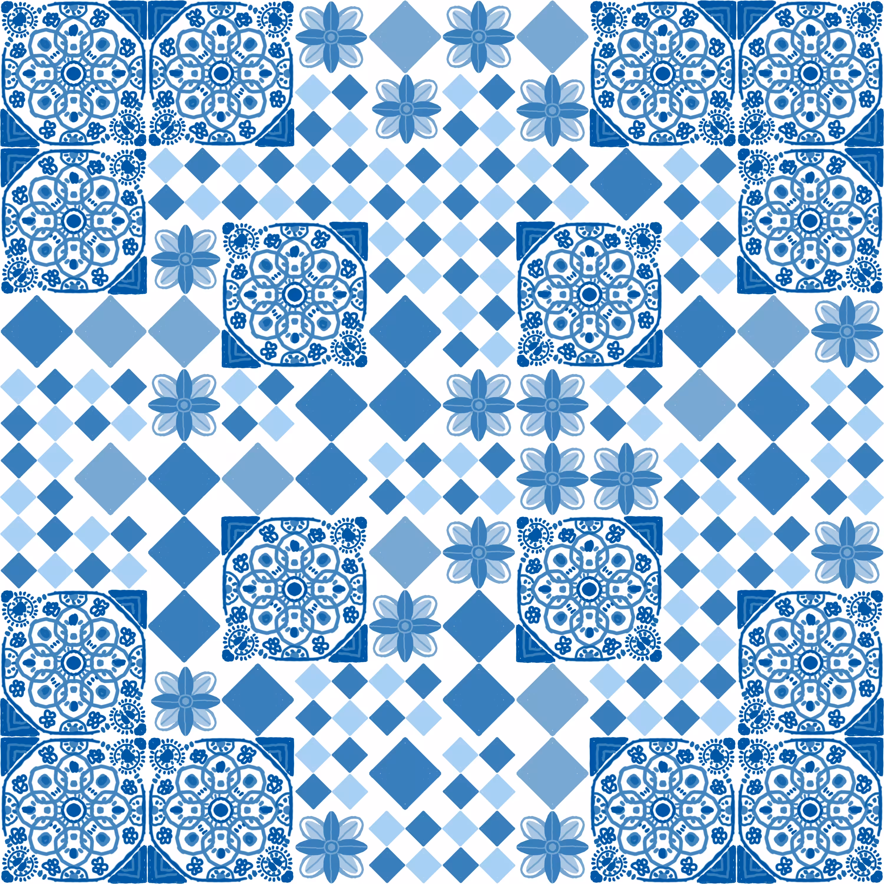 messy tiles: 026