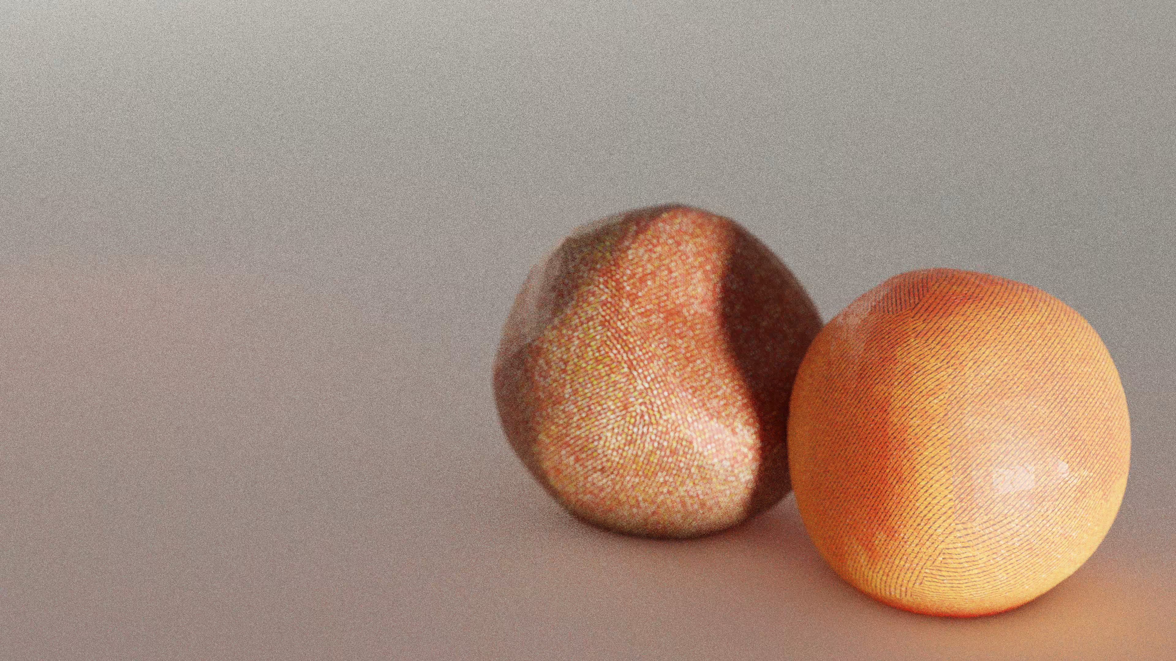 #18 - Still Life with One Orange and One Apple