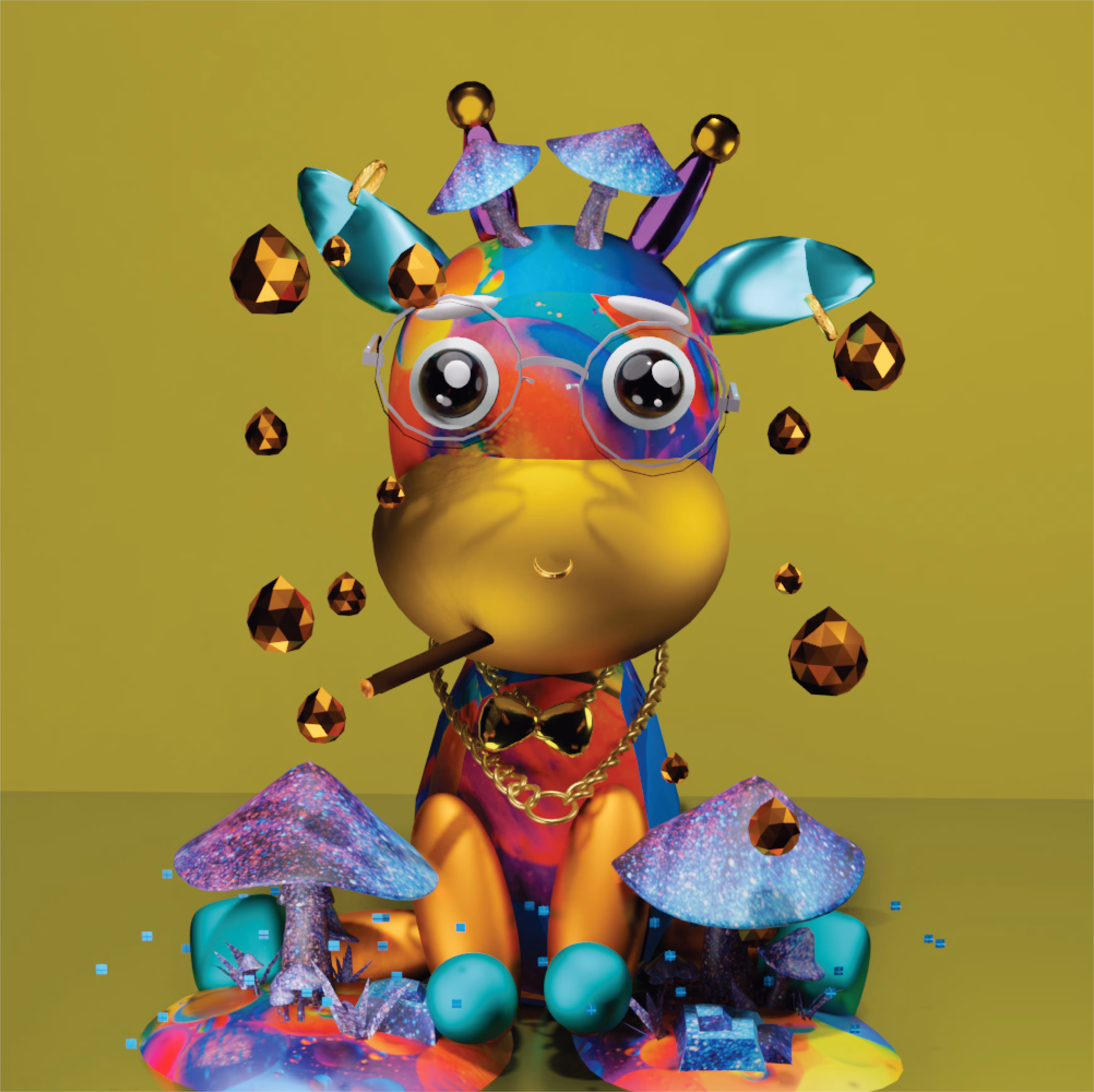 Gypsy Giraffe #5559 : Shroomjak 