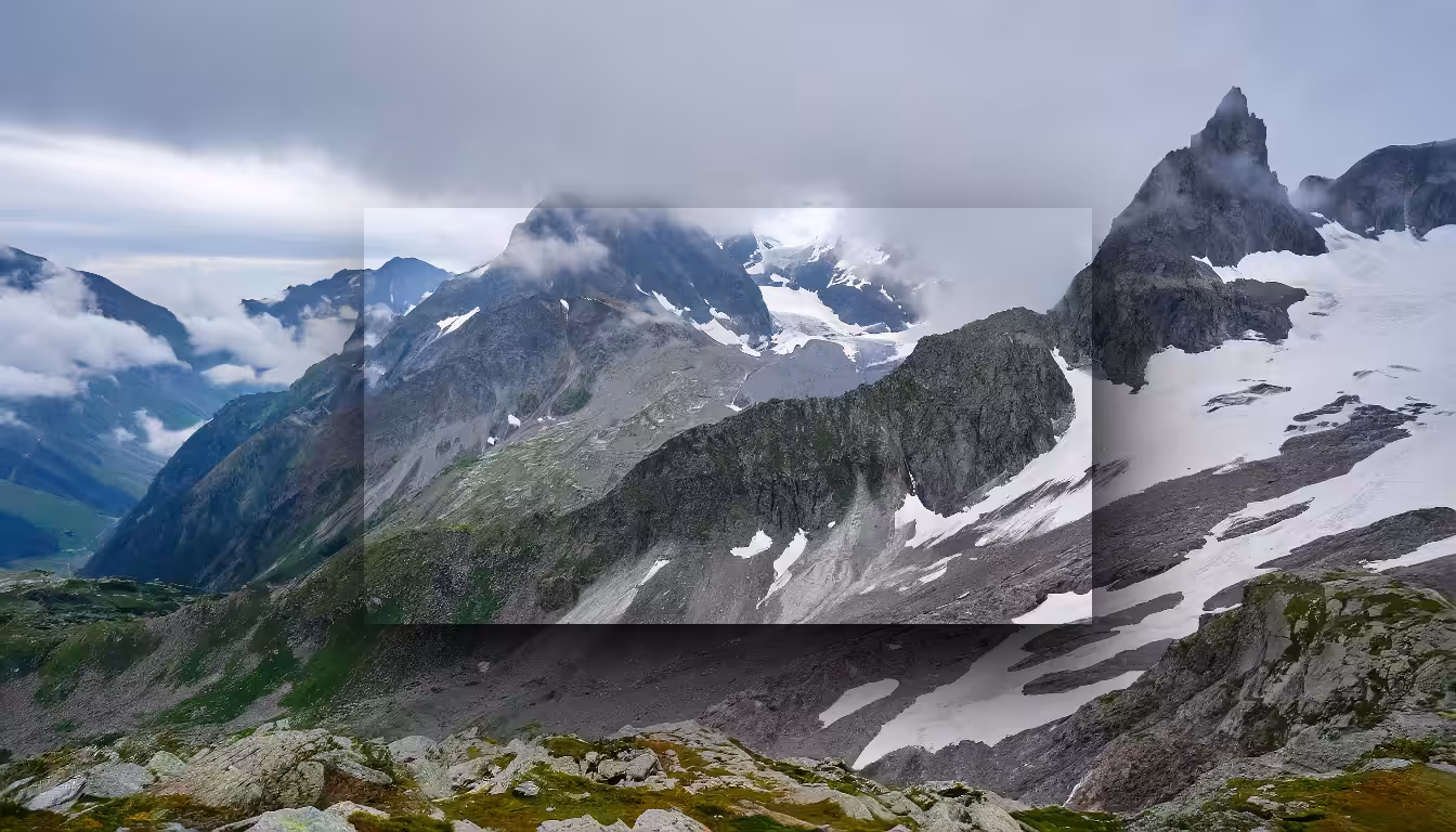 Mountains and Drop Shadows #6