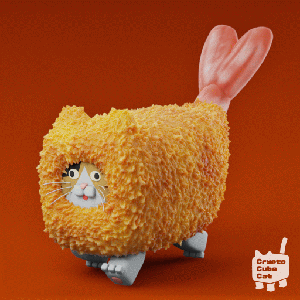 CryptoCubeCat #24 FriedShrimp