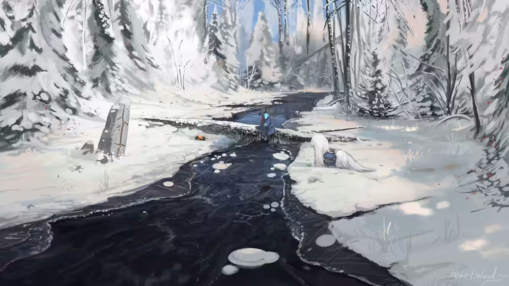 Winter river #1