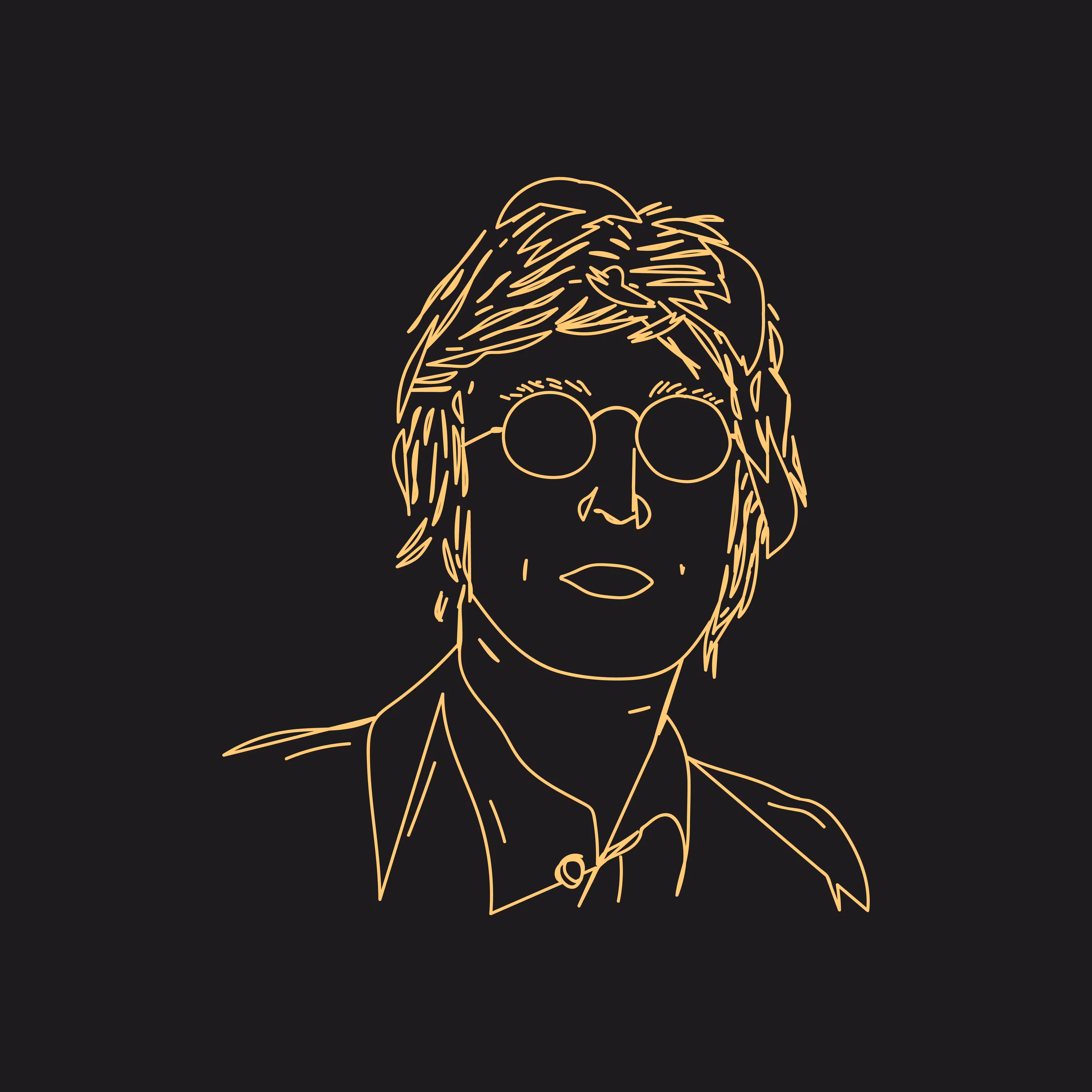 John Lennon | Line Art