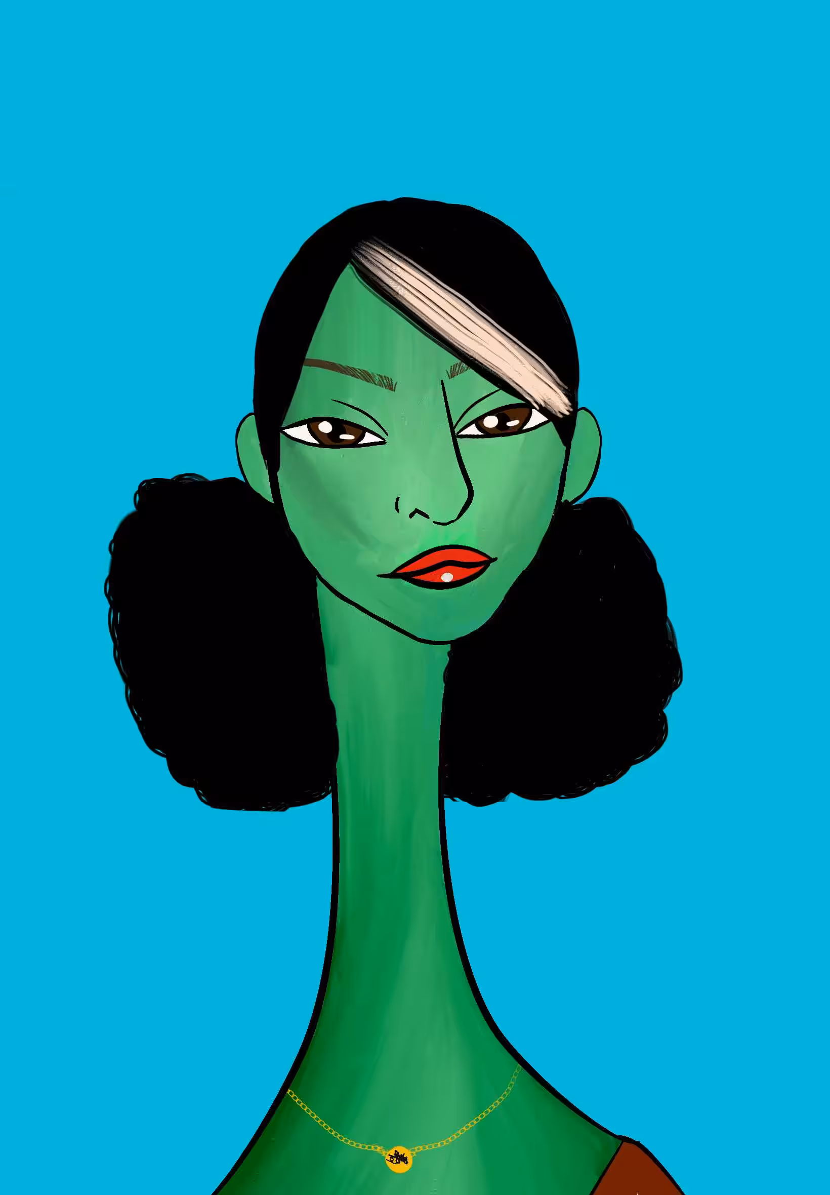 Long Neckie Ladies: Long Neckie Lady #2463
