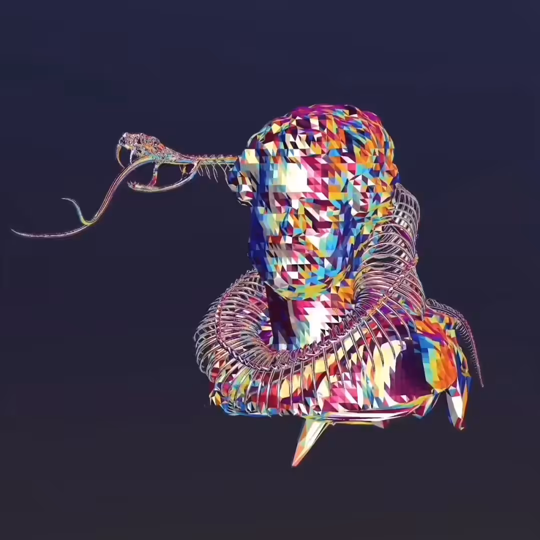 Snake skeleton