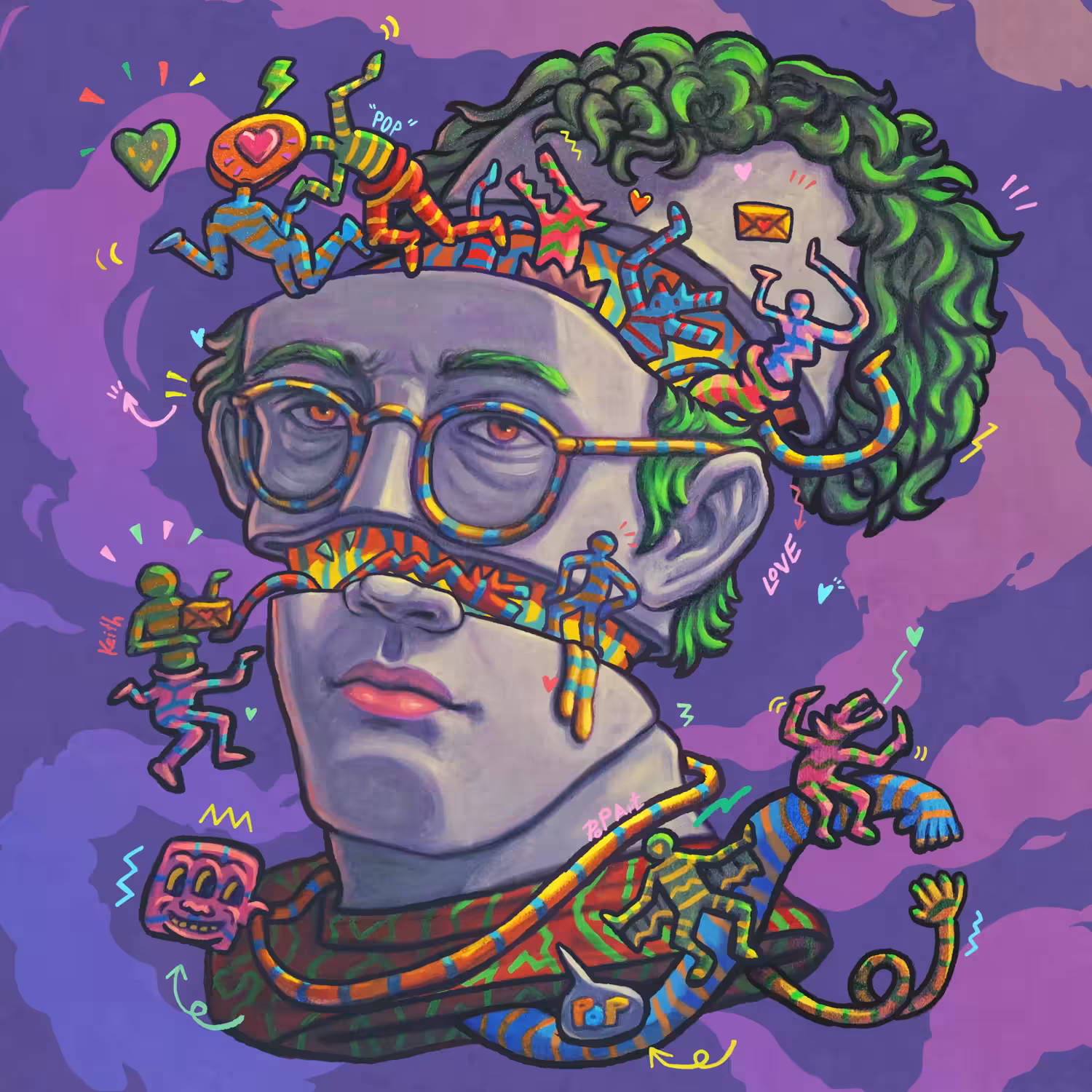 Harmony in Motion: A Tribute to Keith Haring 💜