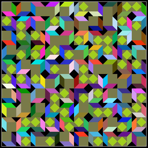 Oblique Cube Composition