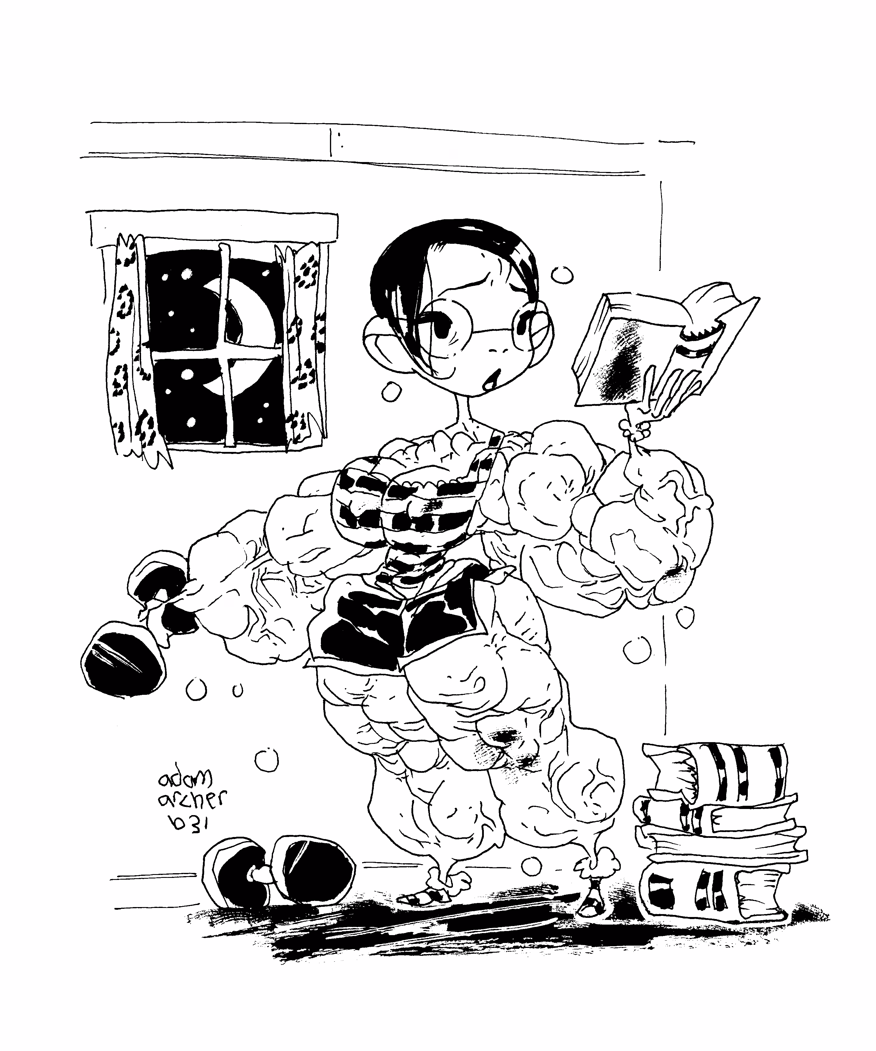adam archer's doodles: black series 031