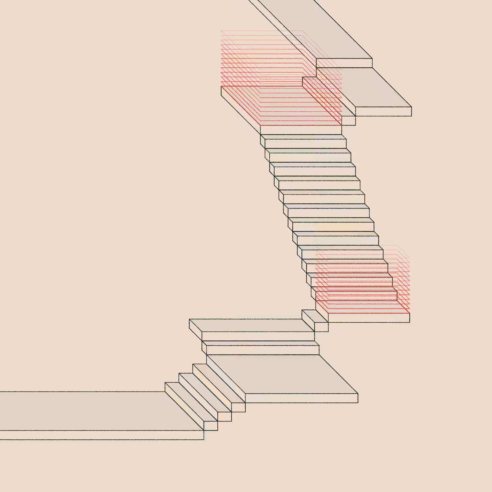 Stairs in a room #81