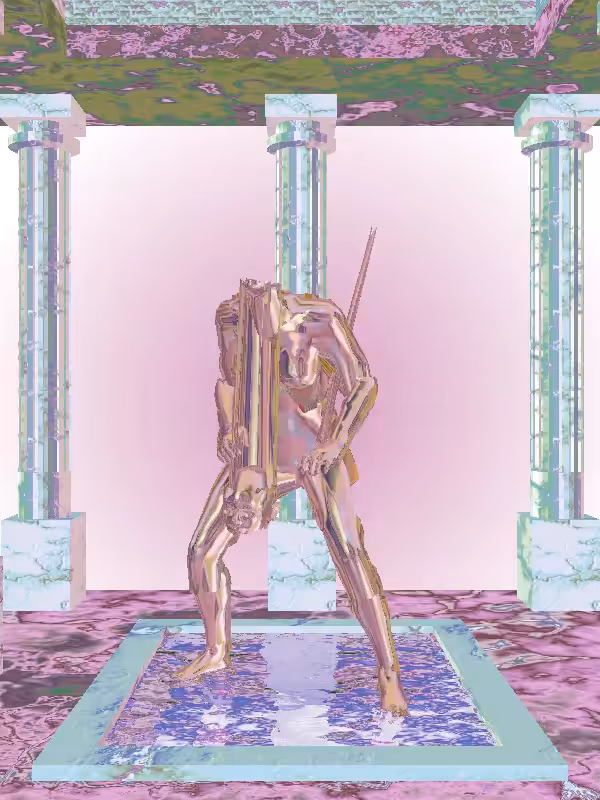 HeavenComputer: The Kicking Green-Golden Goblet Woman #5532
