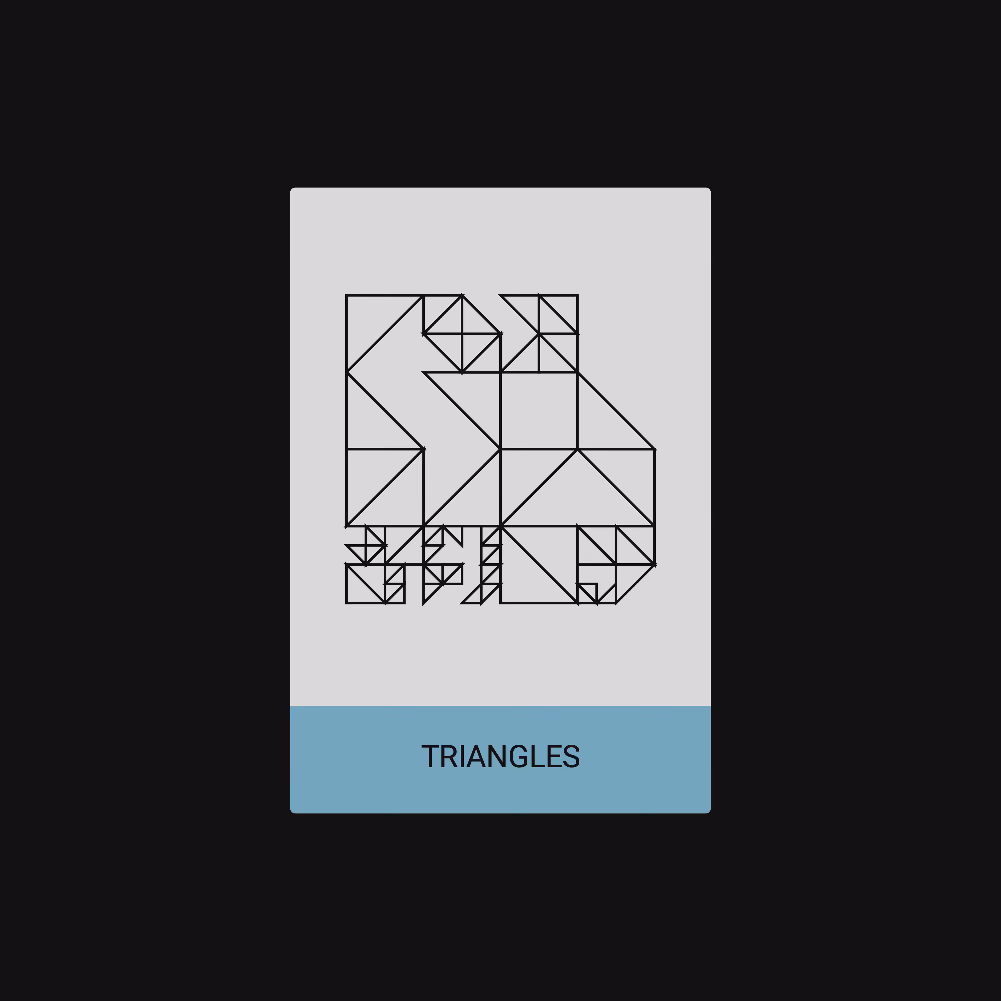 TRIANGLES (SHAPE) [ART CARDZ]