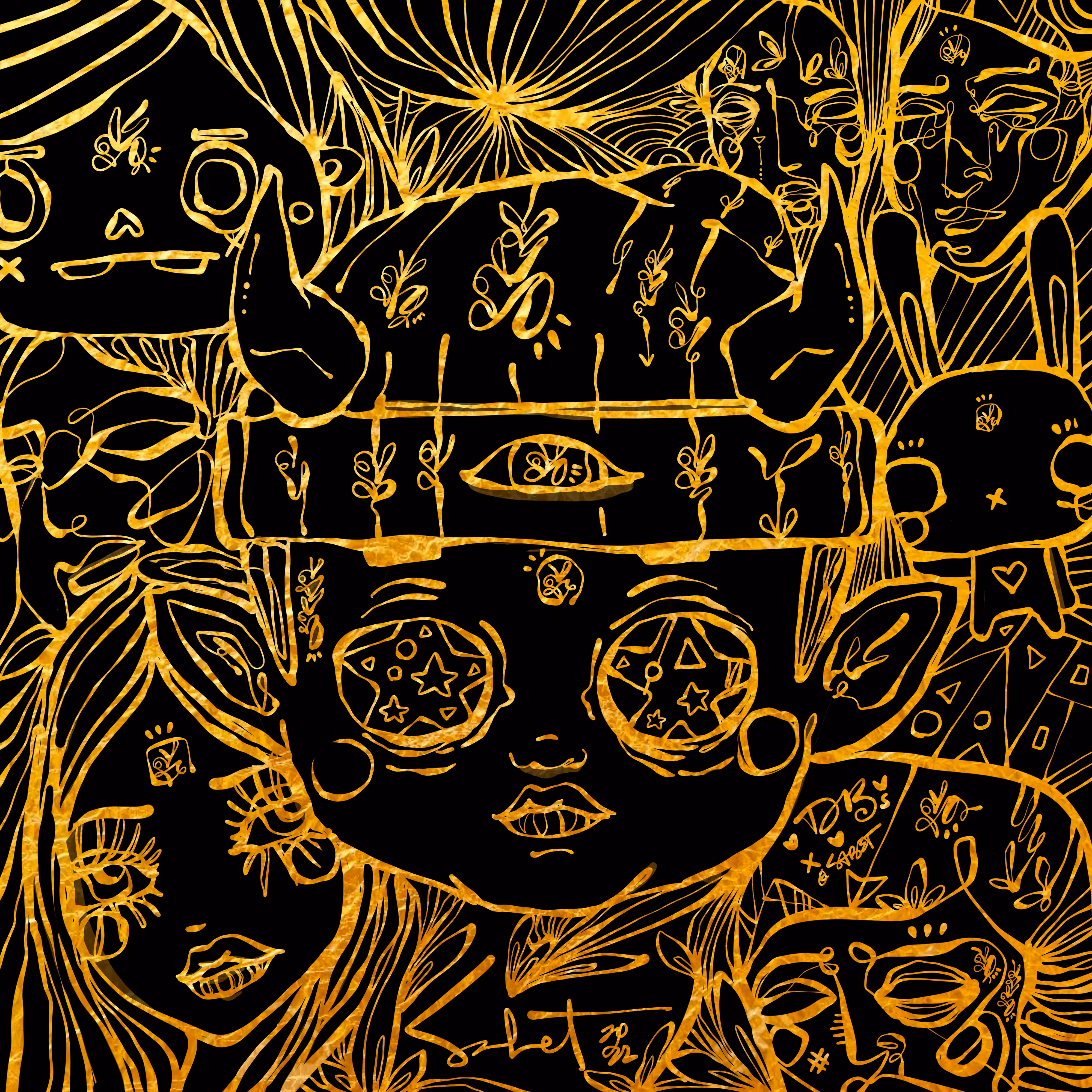 3rd Eye & The DB Vortex 2022 SABET x DEEBIES | GOLD LOVESCRIPT EDITION