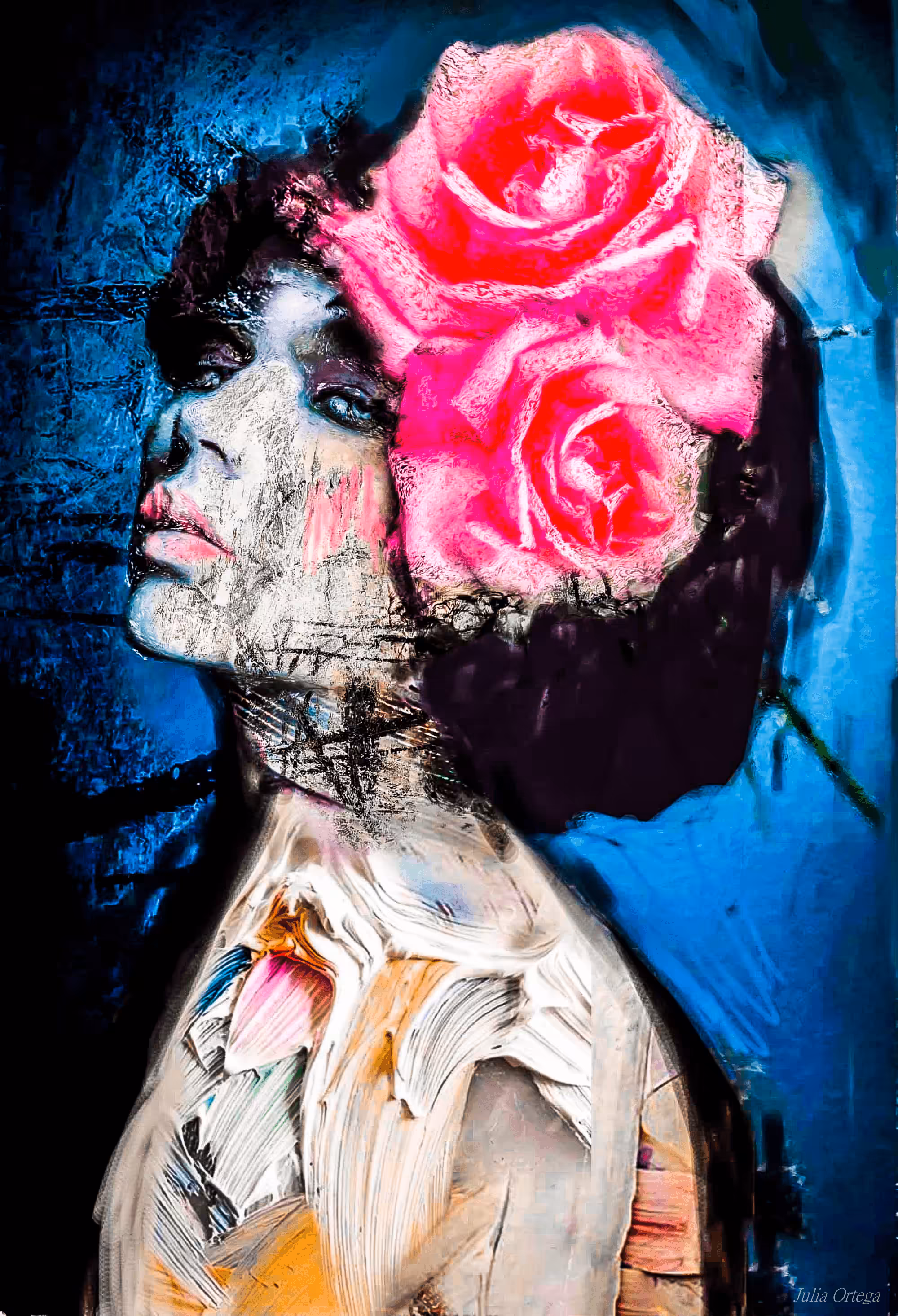 Smell of the pink rose #093