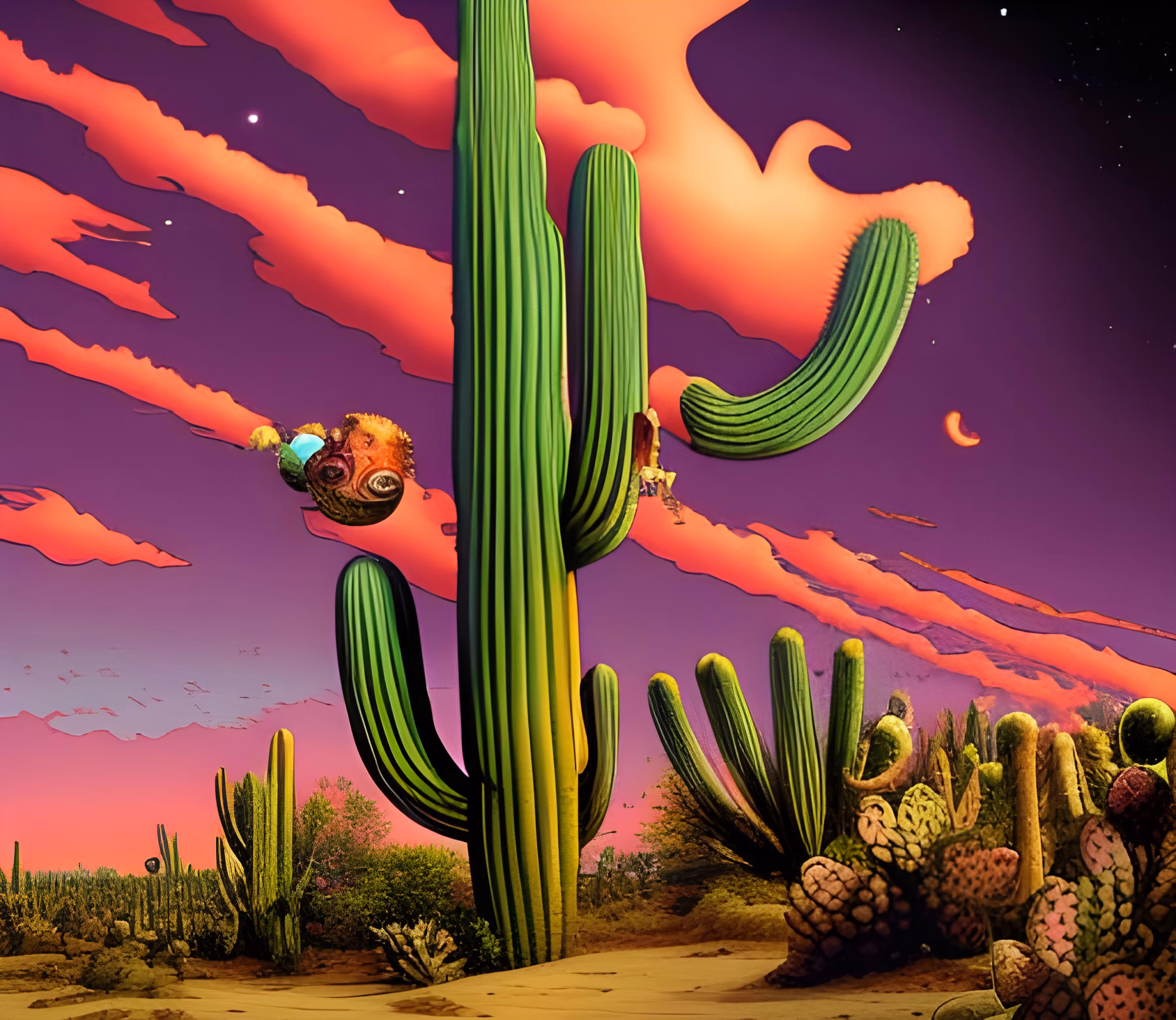 Eternal Psychedelia Explorations : Sunset In The Desert