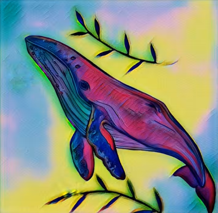 colourful whale 