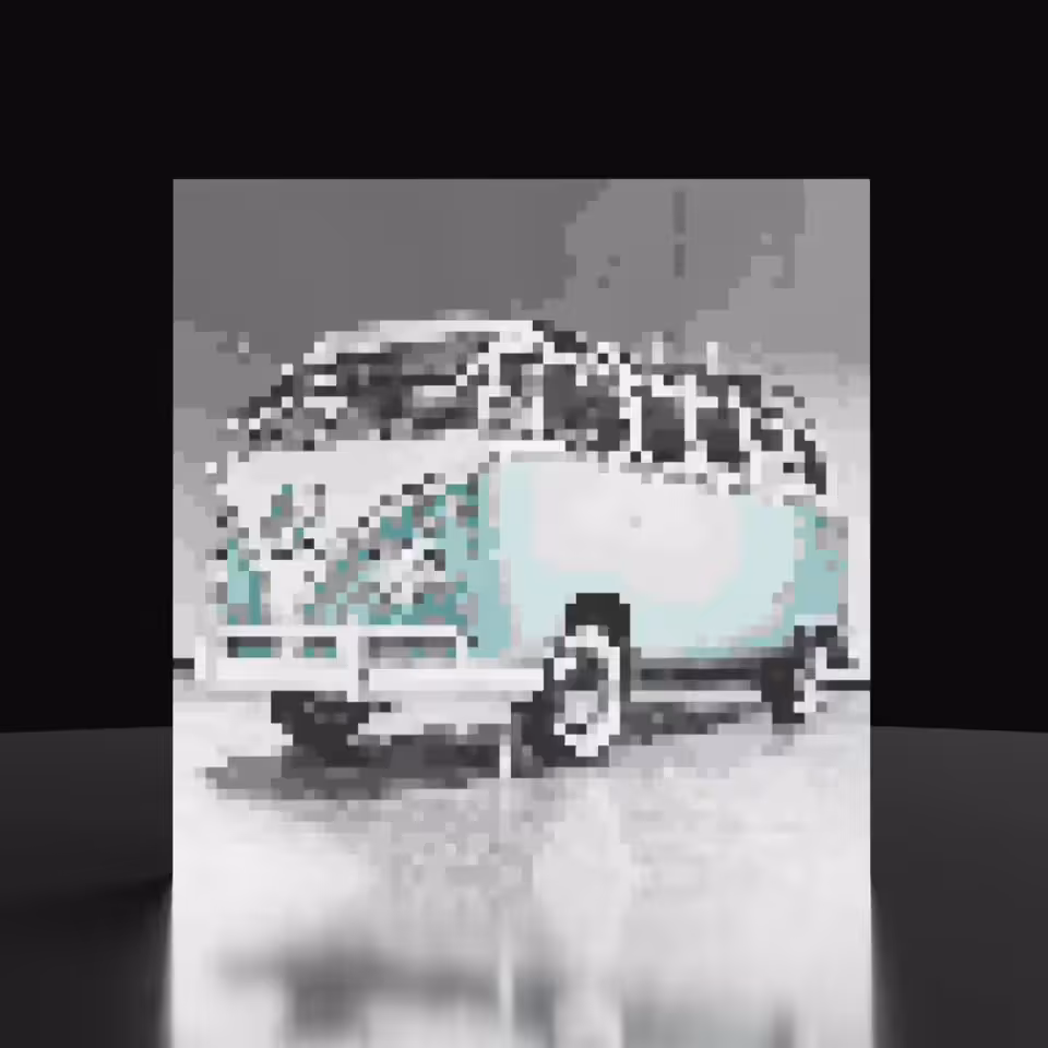 Vee Dub - Destruction of a Pixel Art