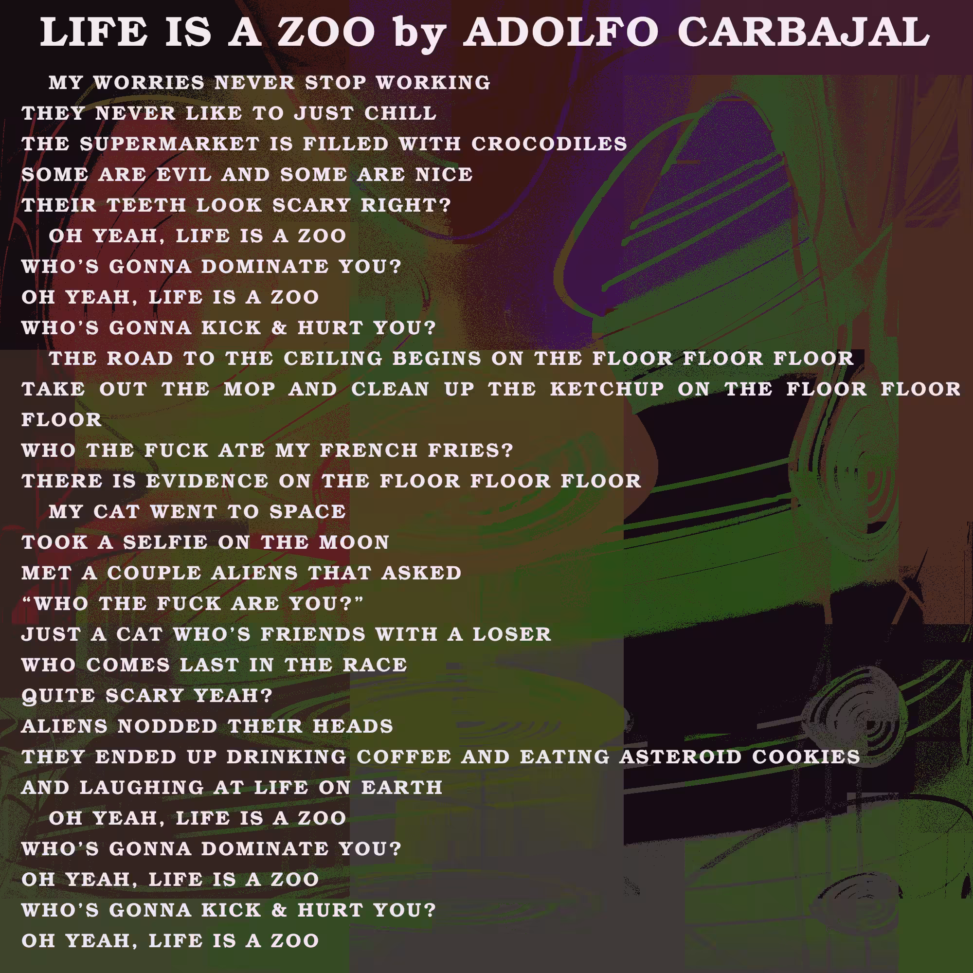 LIFE IS A ZOO (Original Poetry)