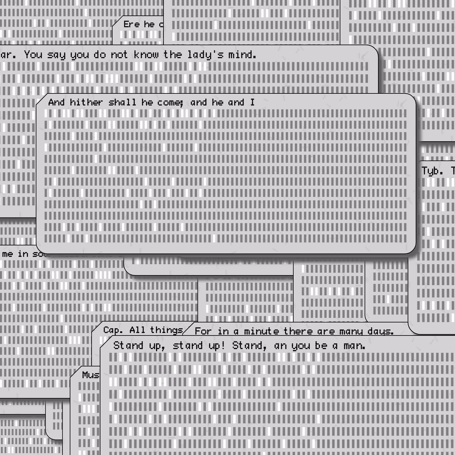 Romeo and Juliet on Punched Cards (Free) #22