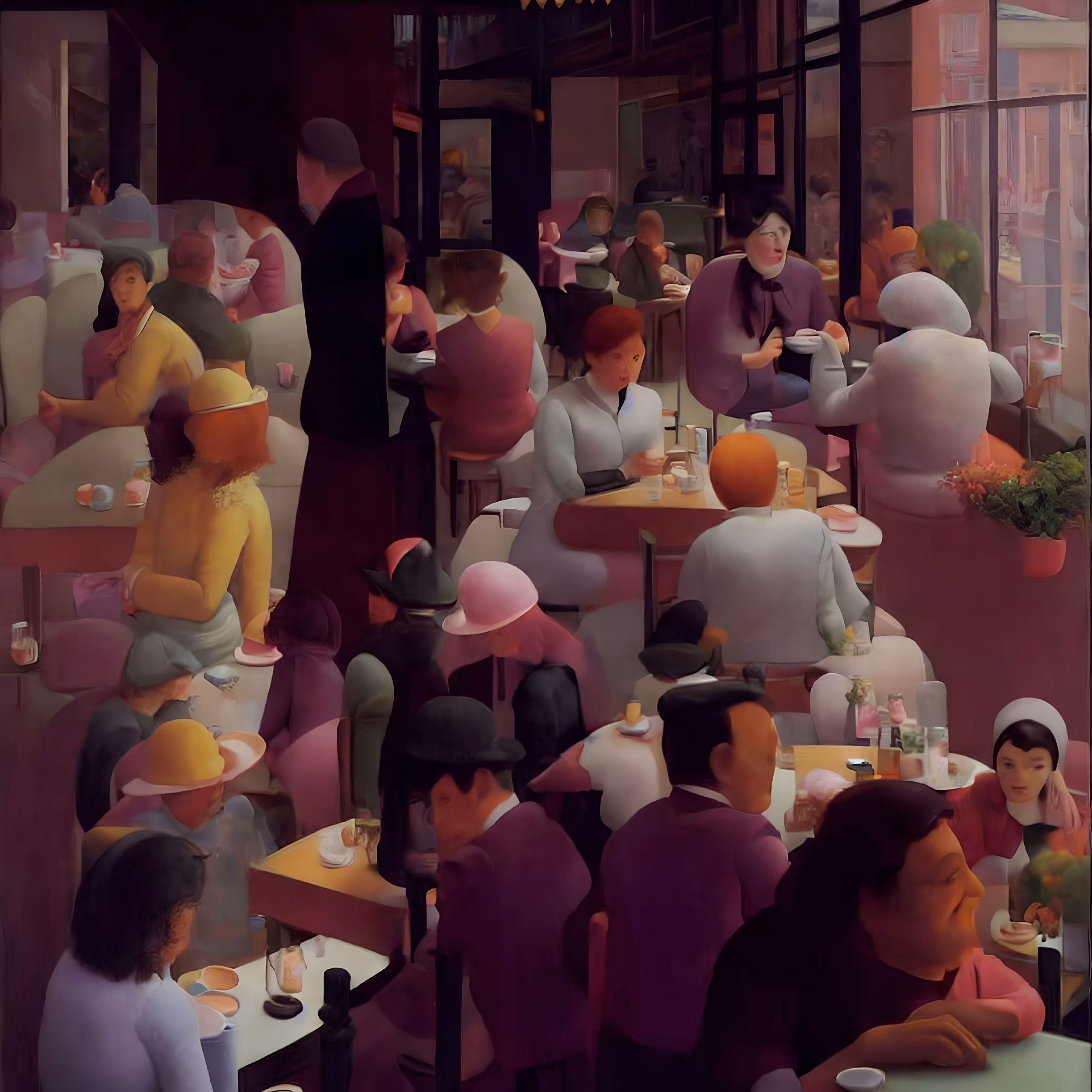 Morning coffeehouse